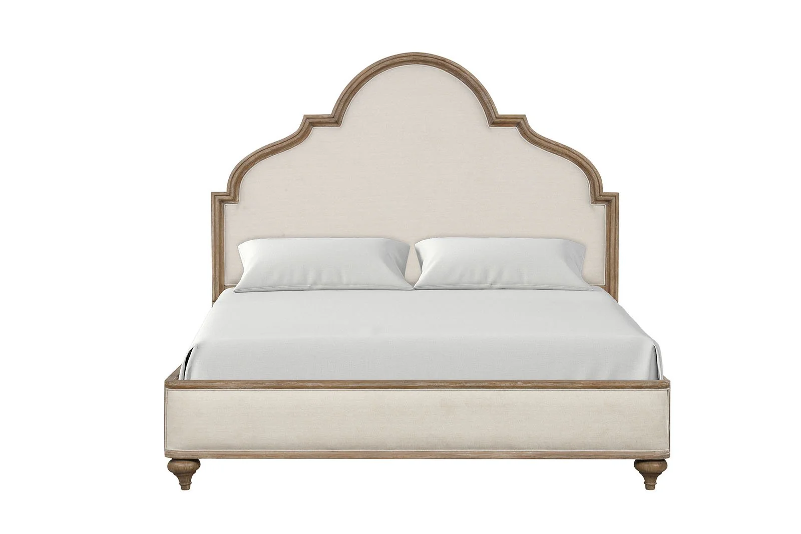 Lyris E.King Bed, Rustic Oak - Image 3