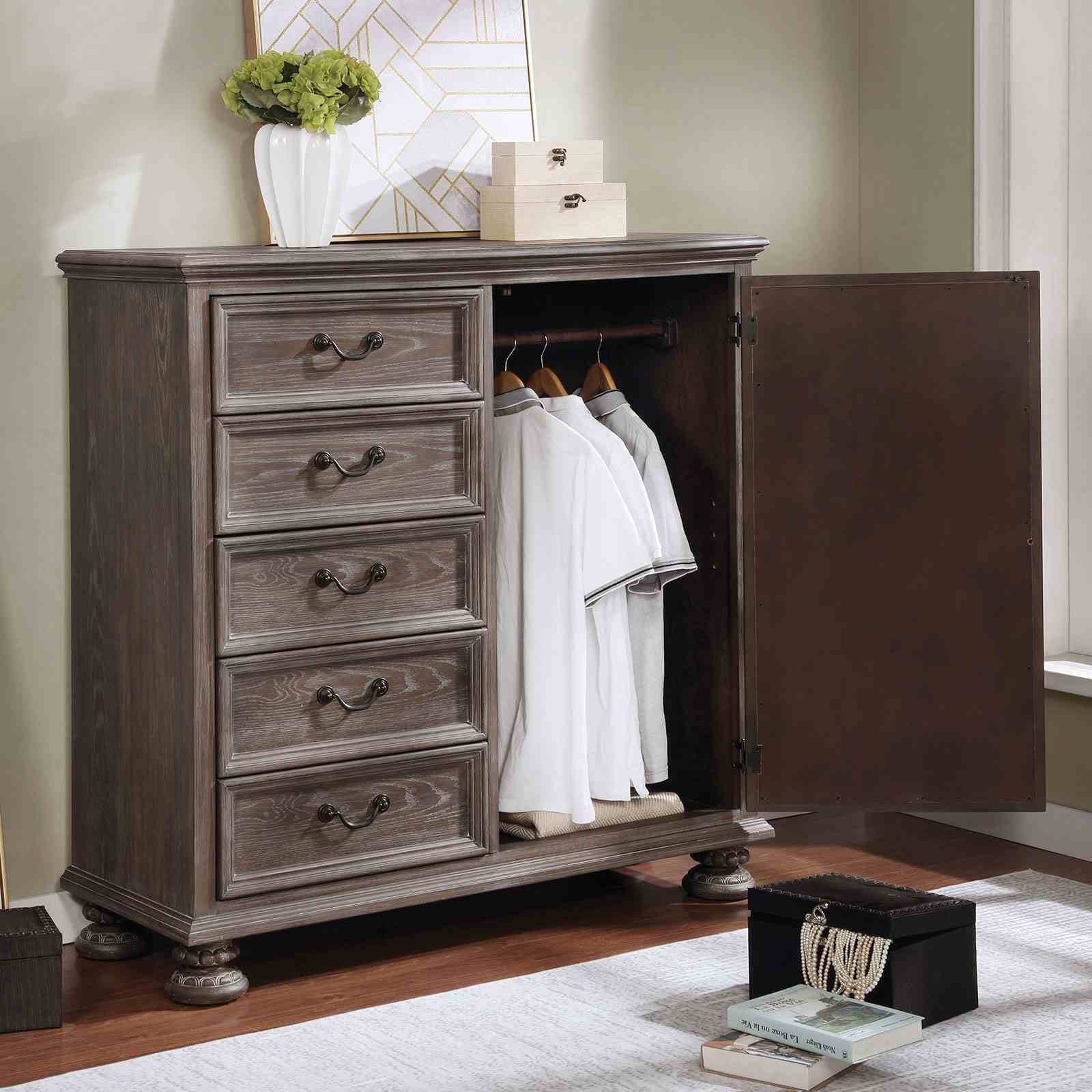 Lysandra Armoire, Rustic Natural - Image 3