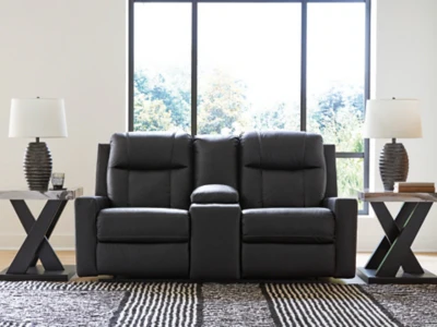 Mackmenville Reclining Loveseat with Console - Image 13