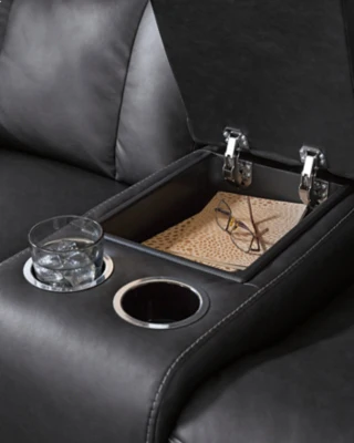 Mackmenville Reclining Loveseat with Console - Image 20