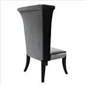 Mad Hatter Dining Chair In Gray Rich Velvet - Image 2