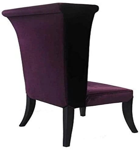 Mad Hatter Dining Chair In Purple Rich Velvet - Image 2
