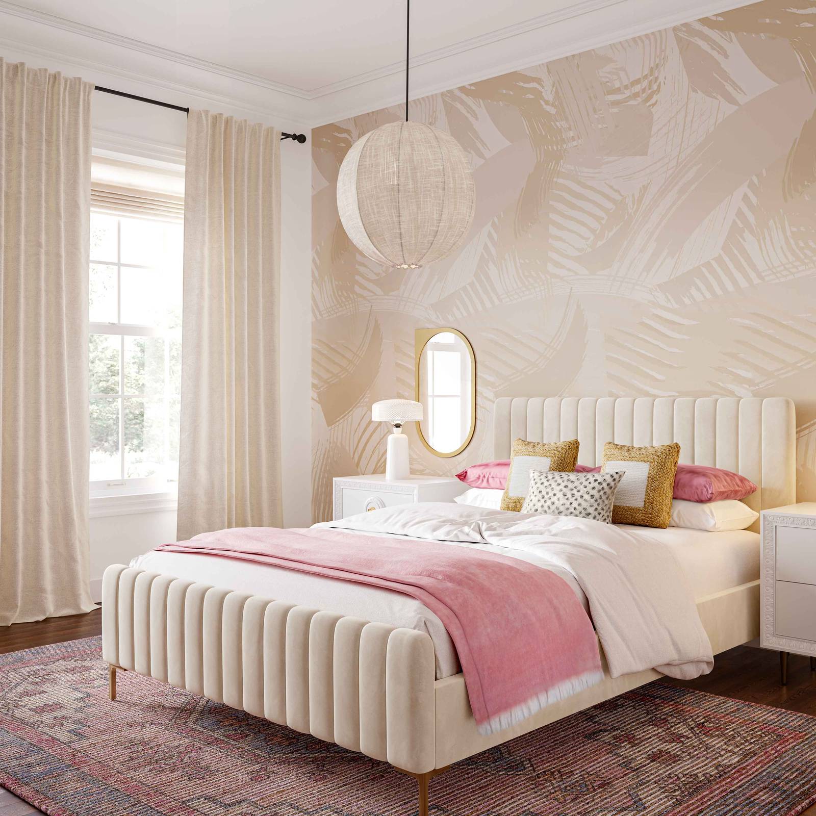 Madra Blush Tone 5' x 8' Area Rug - Image 2