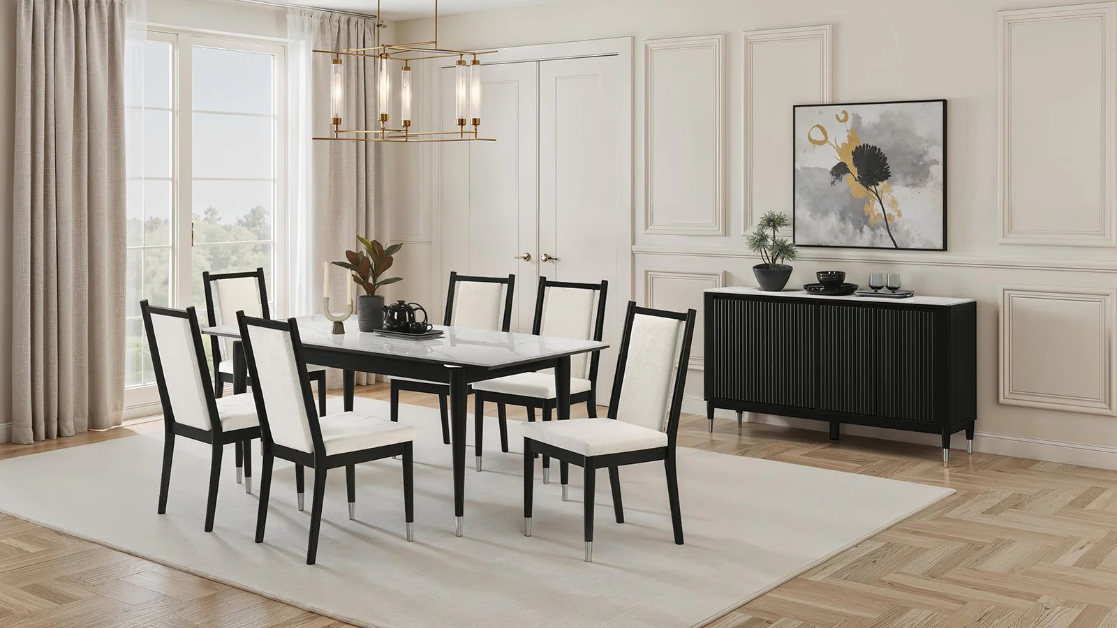 Maidstone 5 Pc. Dining Table Set - Image 2