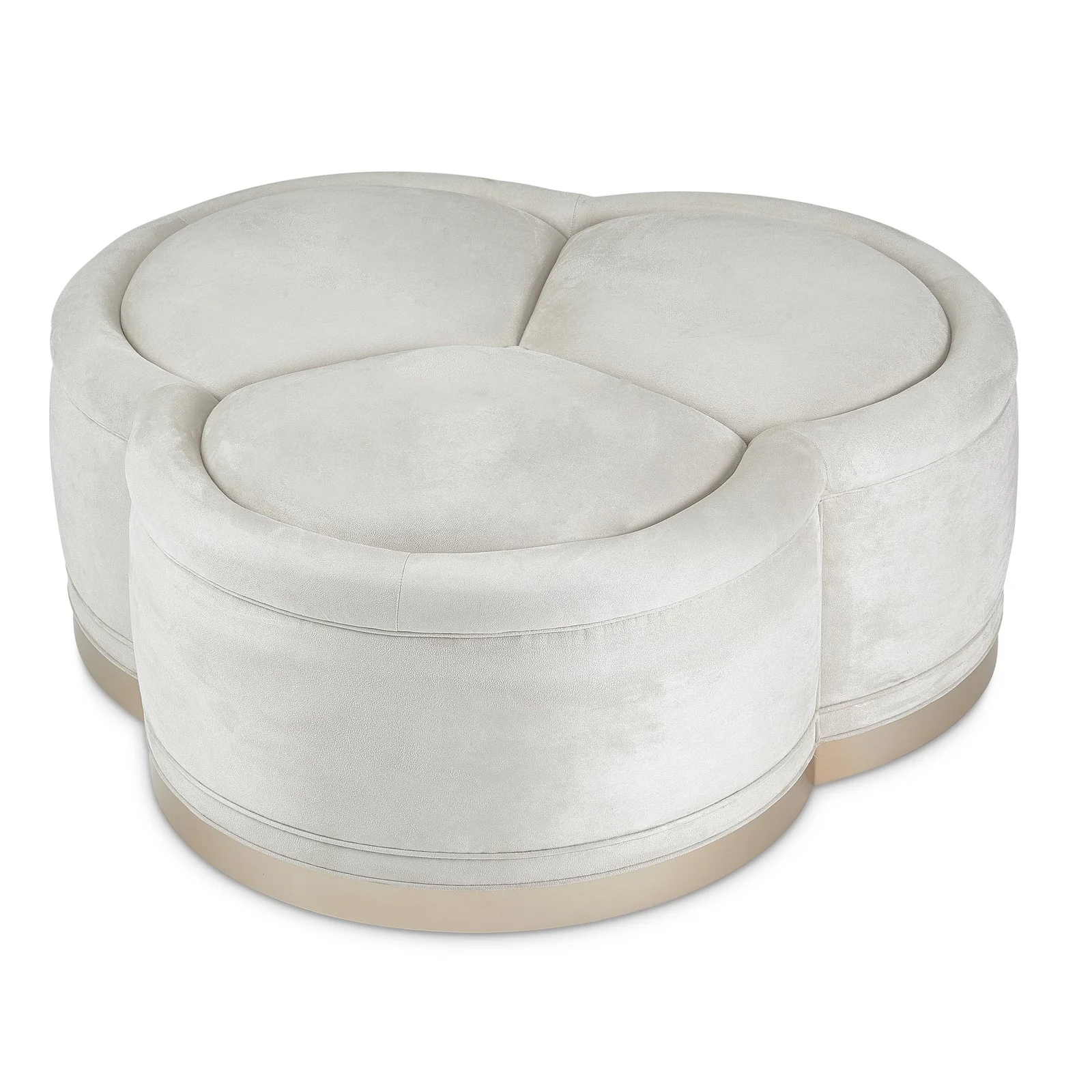Malibu Crest Cocktail Ottoman - Chardonnay - Image 11