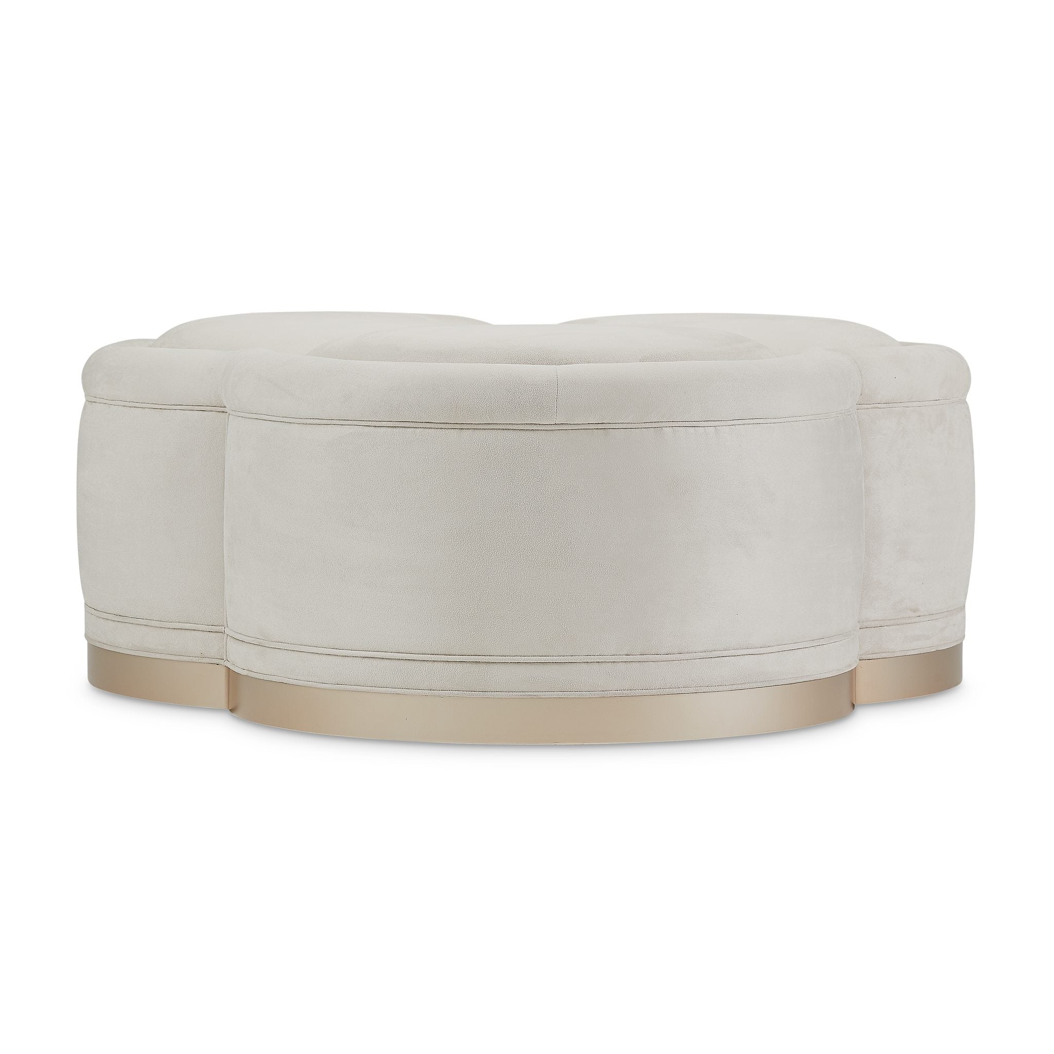 Malibu Crest Cocktail Ottoman - Chardonnay - Image 2