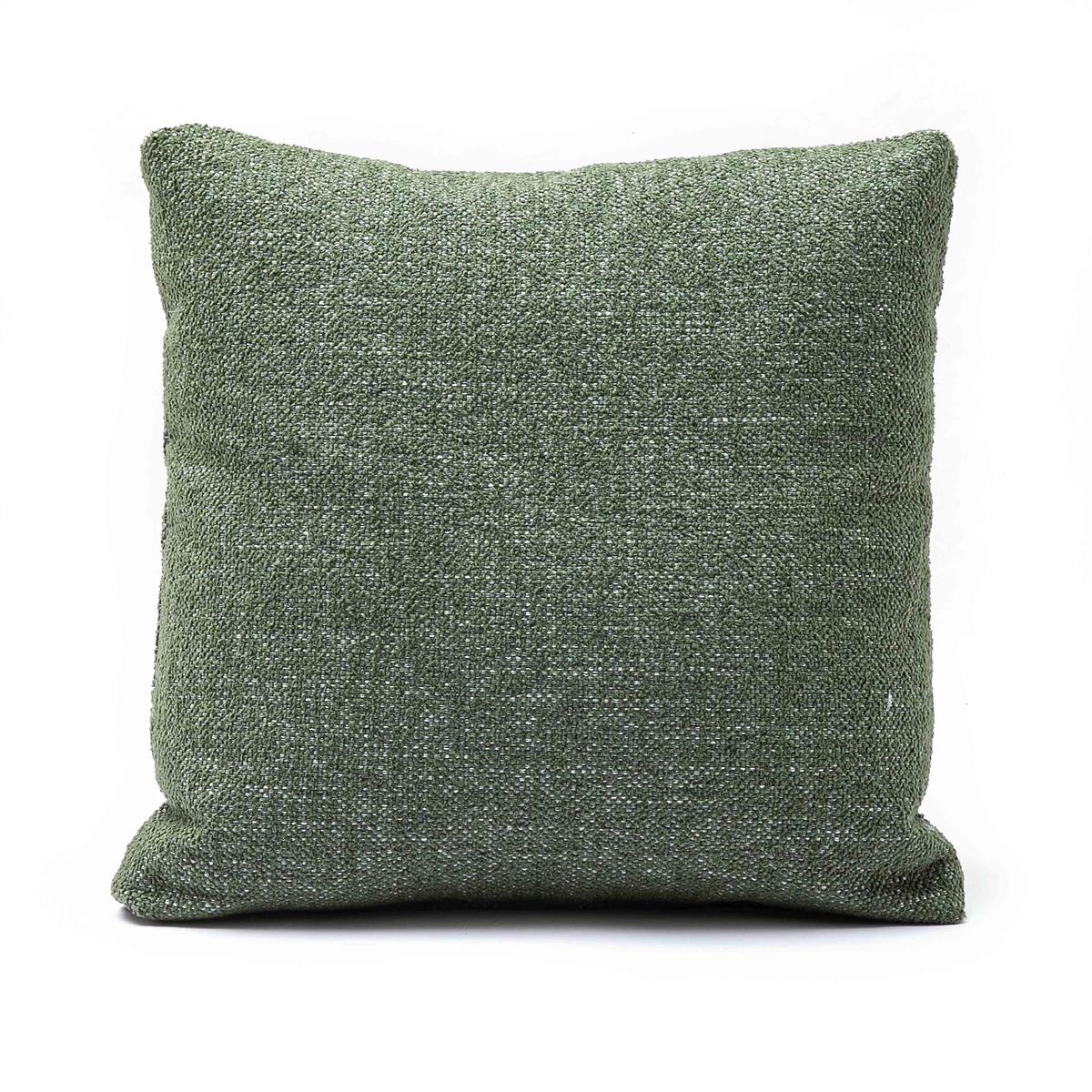 Malolo Green Basketweave 20 inch Square Vegan-Down Pillow - Image 2