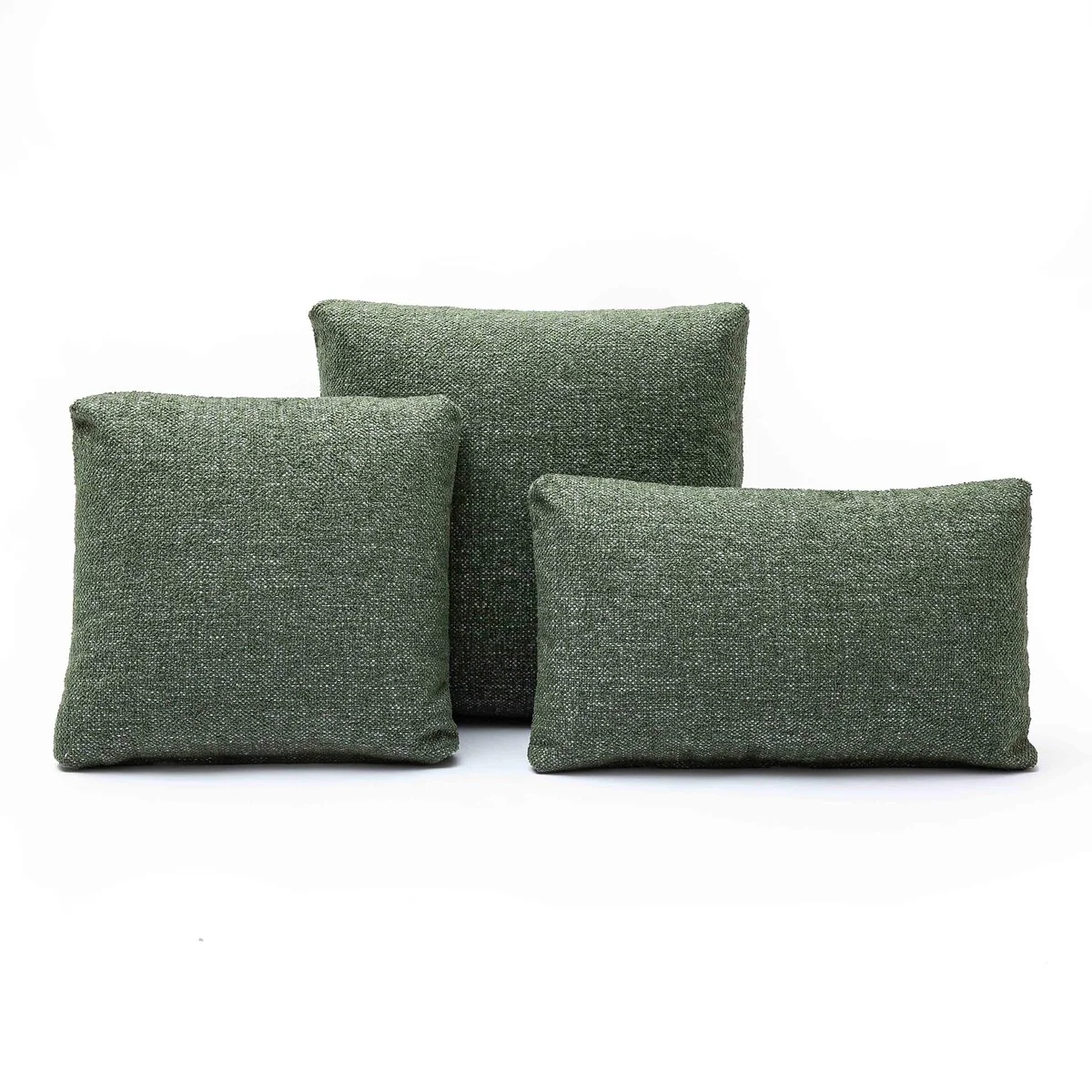 Malolo Green Basketweave 20 x 12 inch Rectangular Vegan-Down Pillow - Image 10