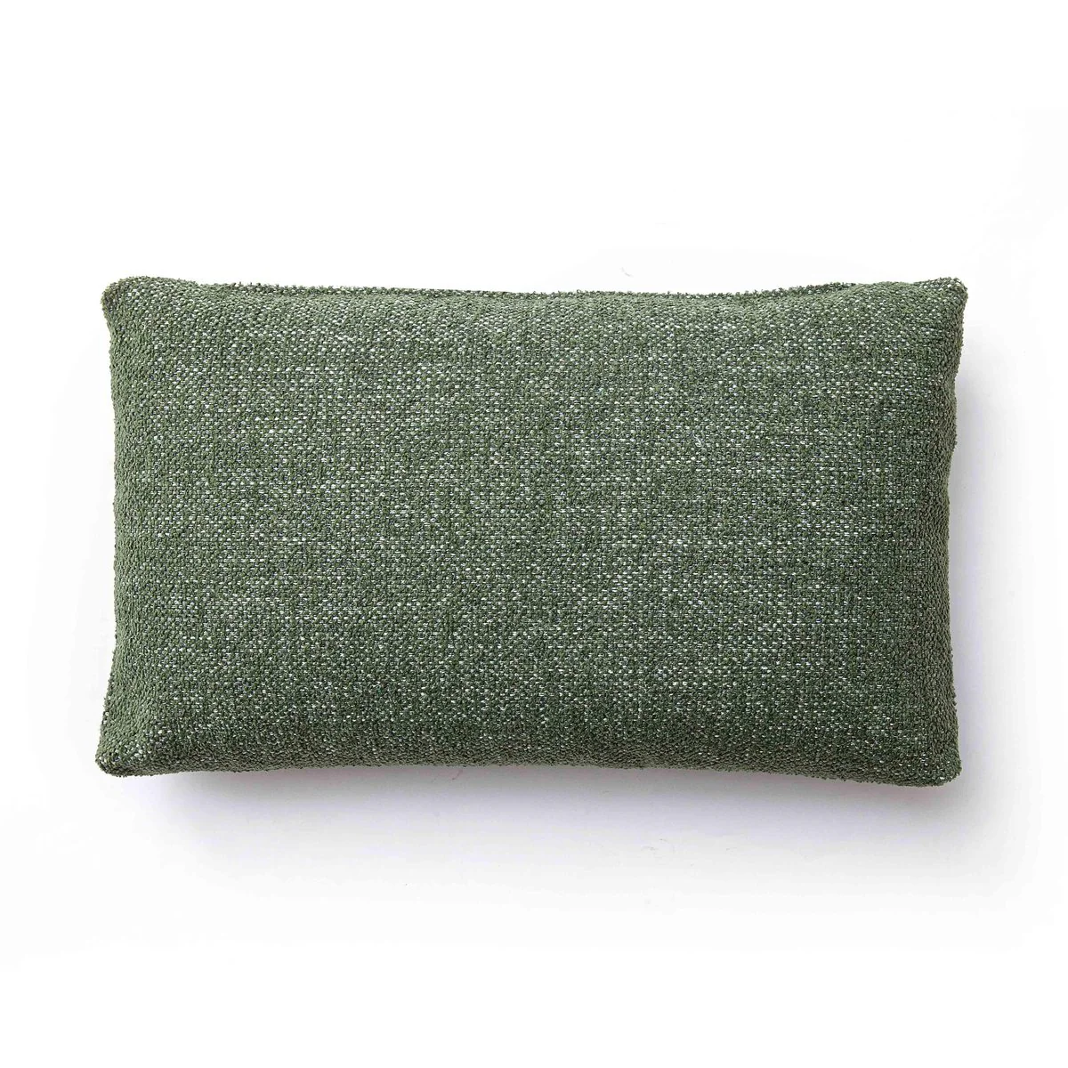 Malolo Green Basketweave 20 x 12 inch Rectangular Vegan-Down Pillow - Image 14