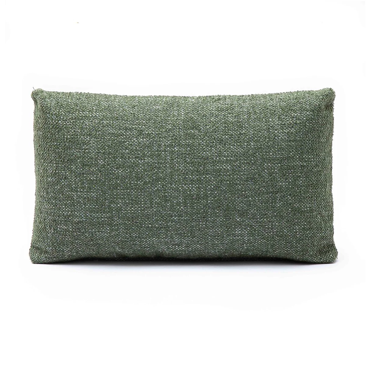 Malolo Green Basketweave 20 x 12 inch Rectangular Vegan-Down Pillow - Image 2