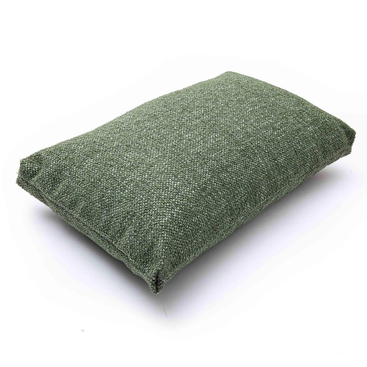 Malolo Green Basketweave 20 x 12 inch Rectangular Vegan-Down Pillow - Image 6
