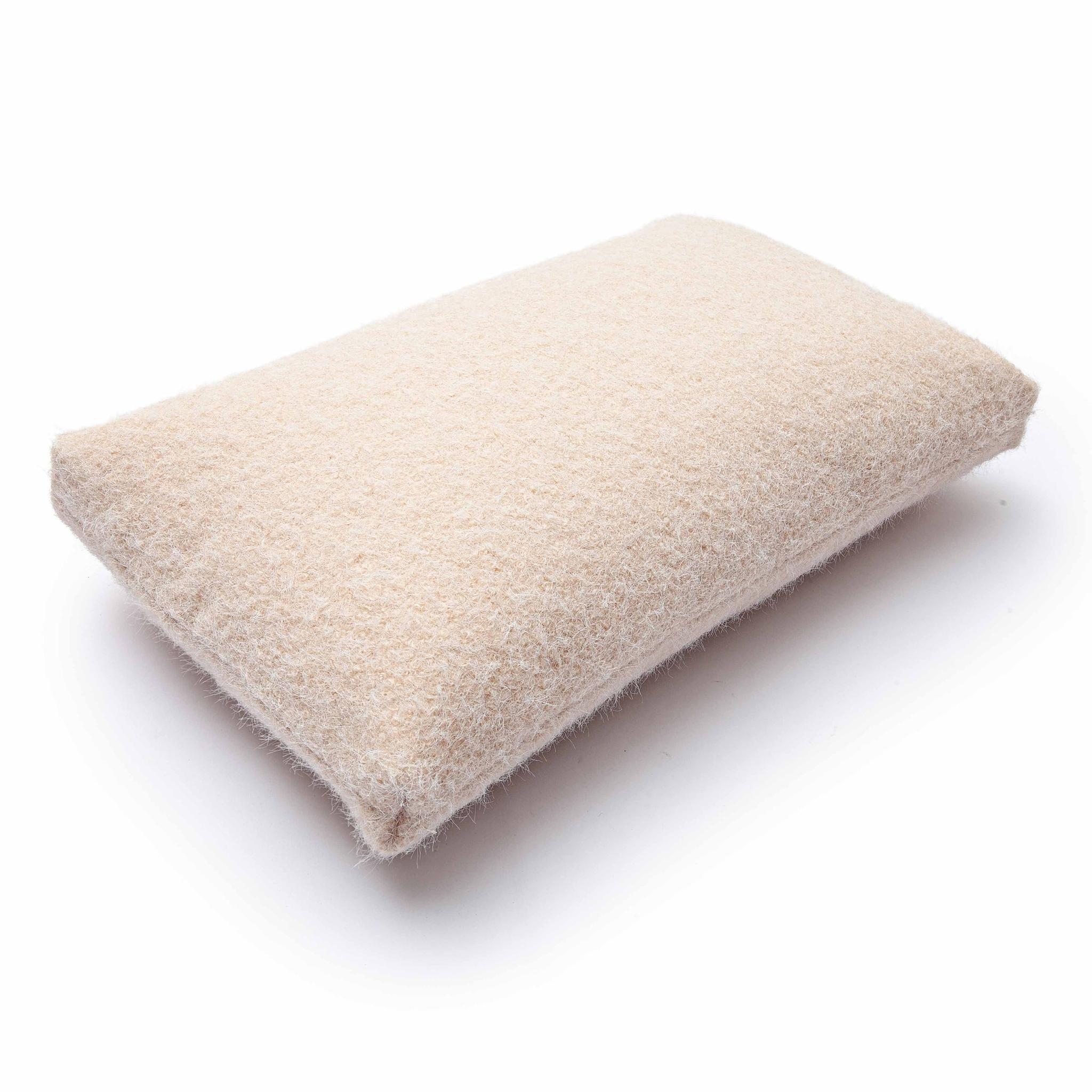 Malolo Rose-Tan Long Mohair 20 x 12 inch Rectangular Vegan-Down Pillow - Image 6