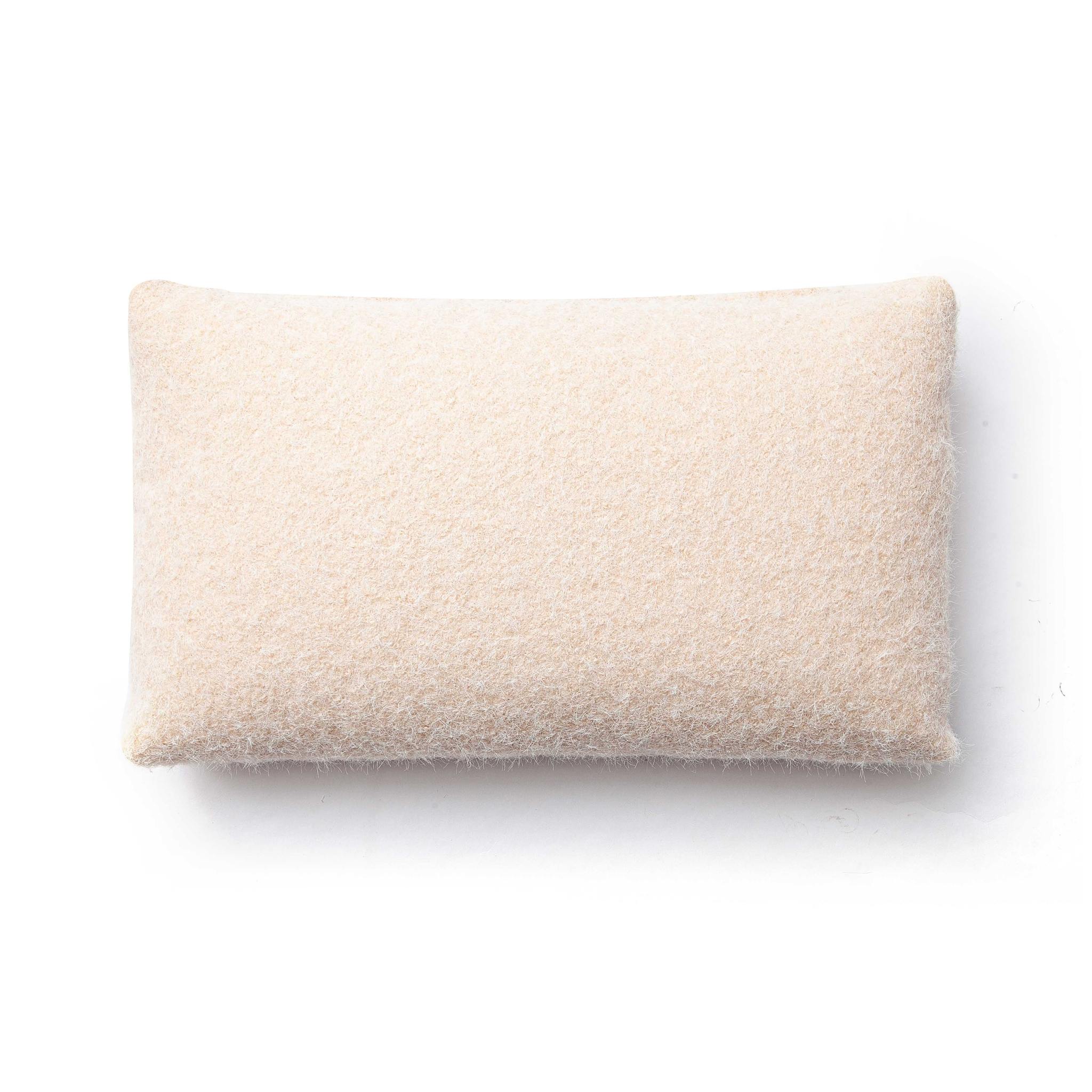 Malolo Rose-Tan Long Mohair 20 x 12 inch Rectangular Vegan-Down Pillow - Image 7