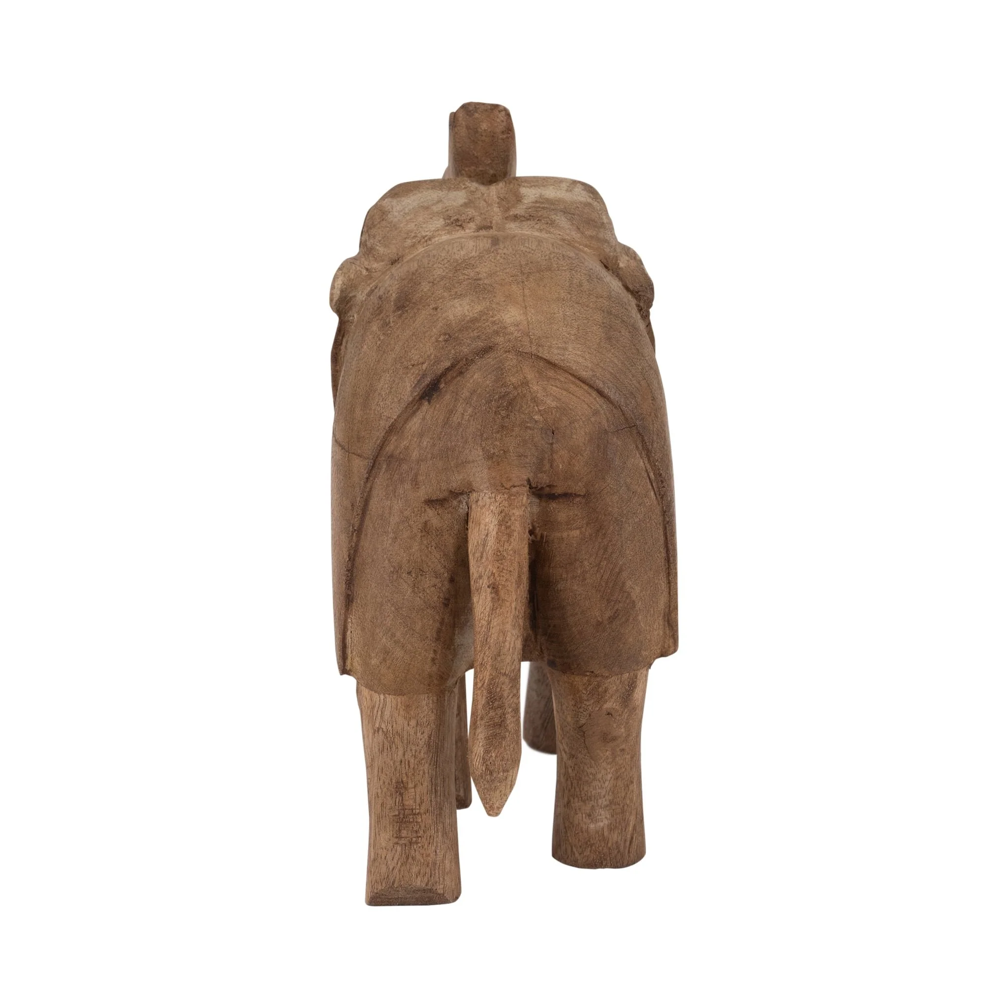 Mango Wood, 8" Elephant, Brown - Image 4