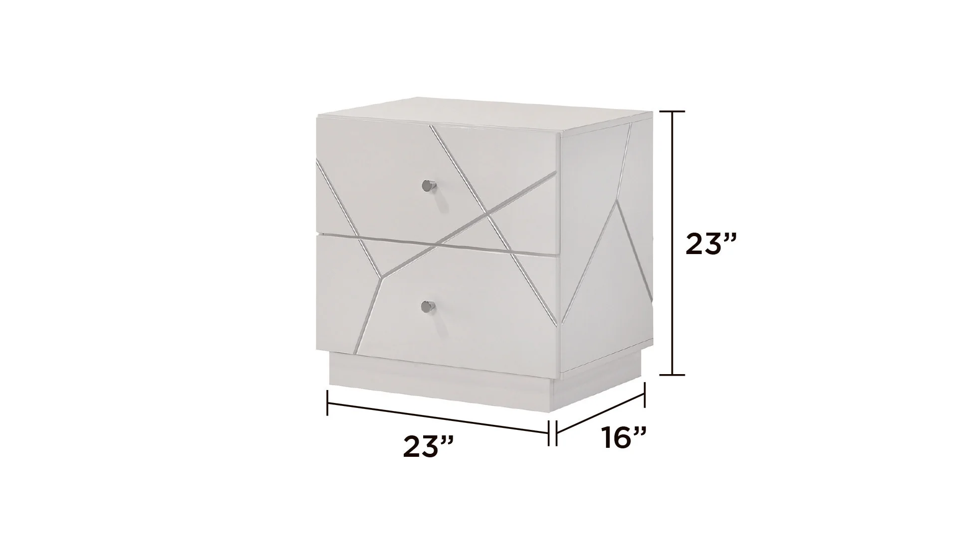 Manhattan King 4PC Bedroom Set White - Image 14