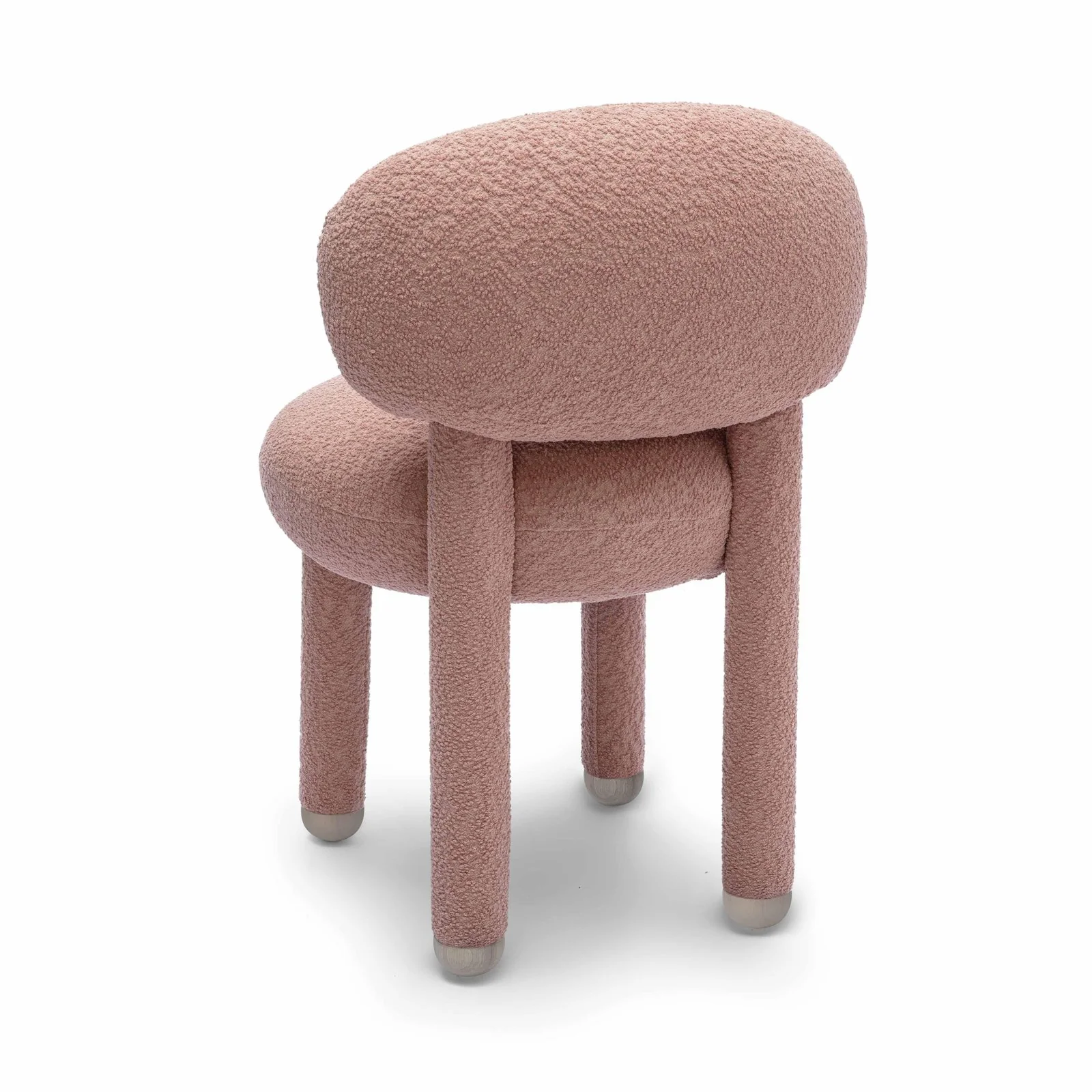 Manu Rose Pink Performance Boucle Side Chair - Image 4