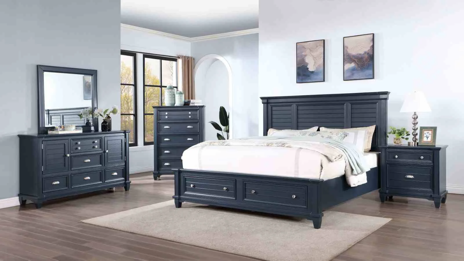 Manzanillo Chest, Slate Blue - Image 2