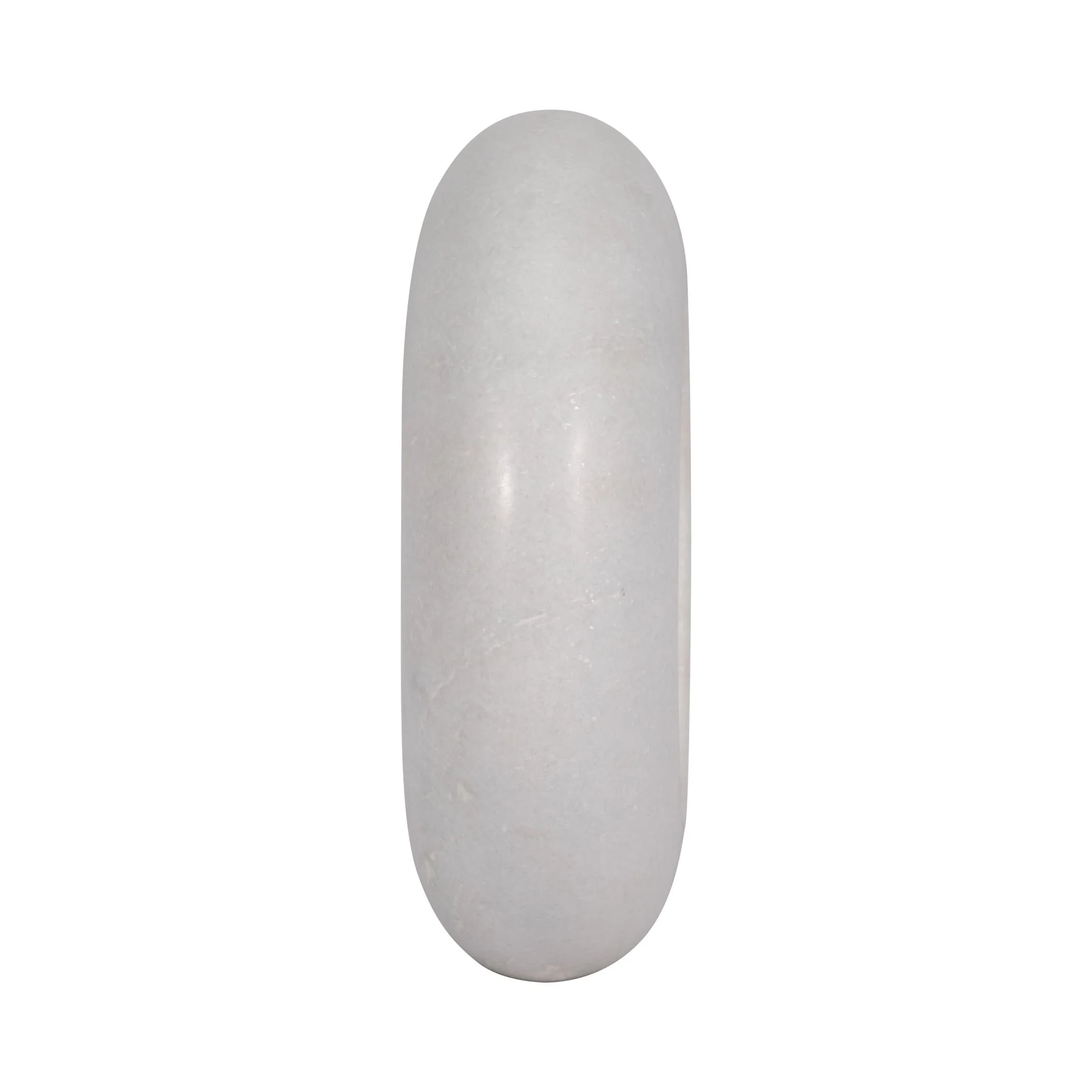 Marble, 10" Ring Tabletop Decor, White - Image 3