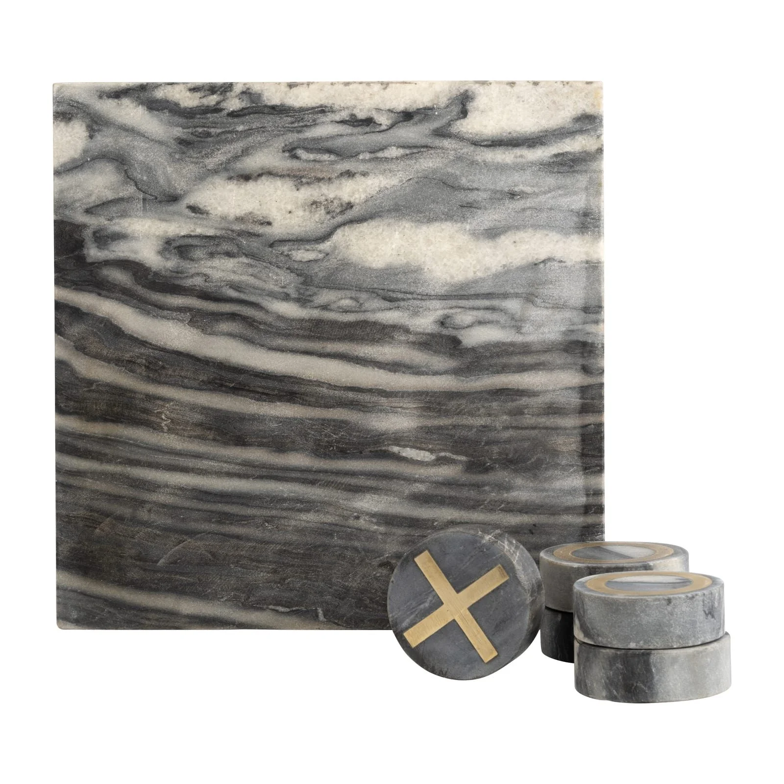 Marble 12x12 Tic-tac-toe, Black/gold - Image 6