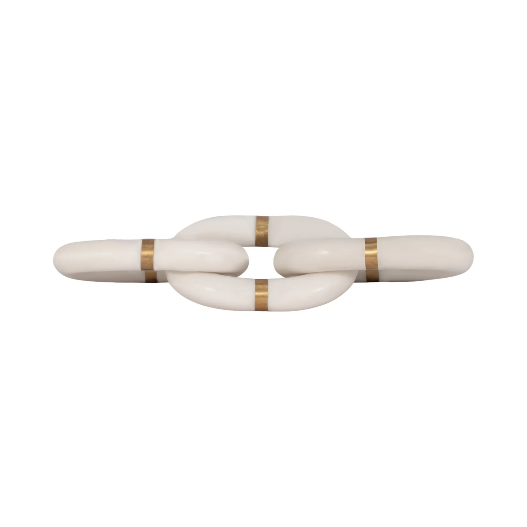 Marble 14" Chain Decor, White - Image 5