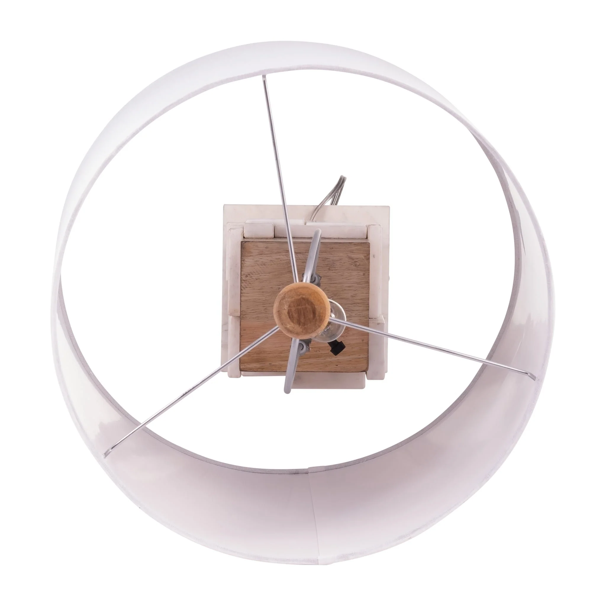 Marble, 18"h Table Lamp, White - Image 5