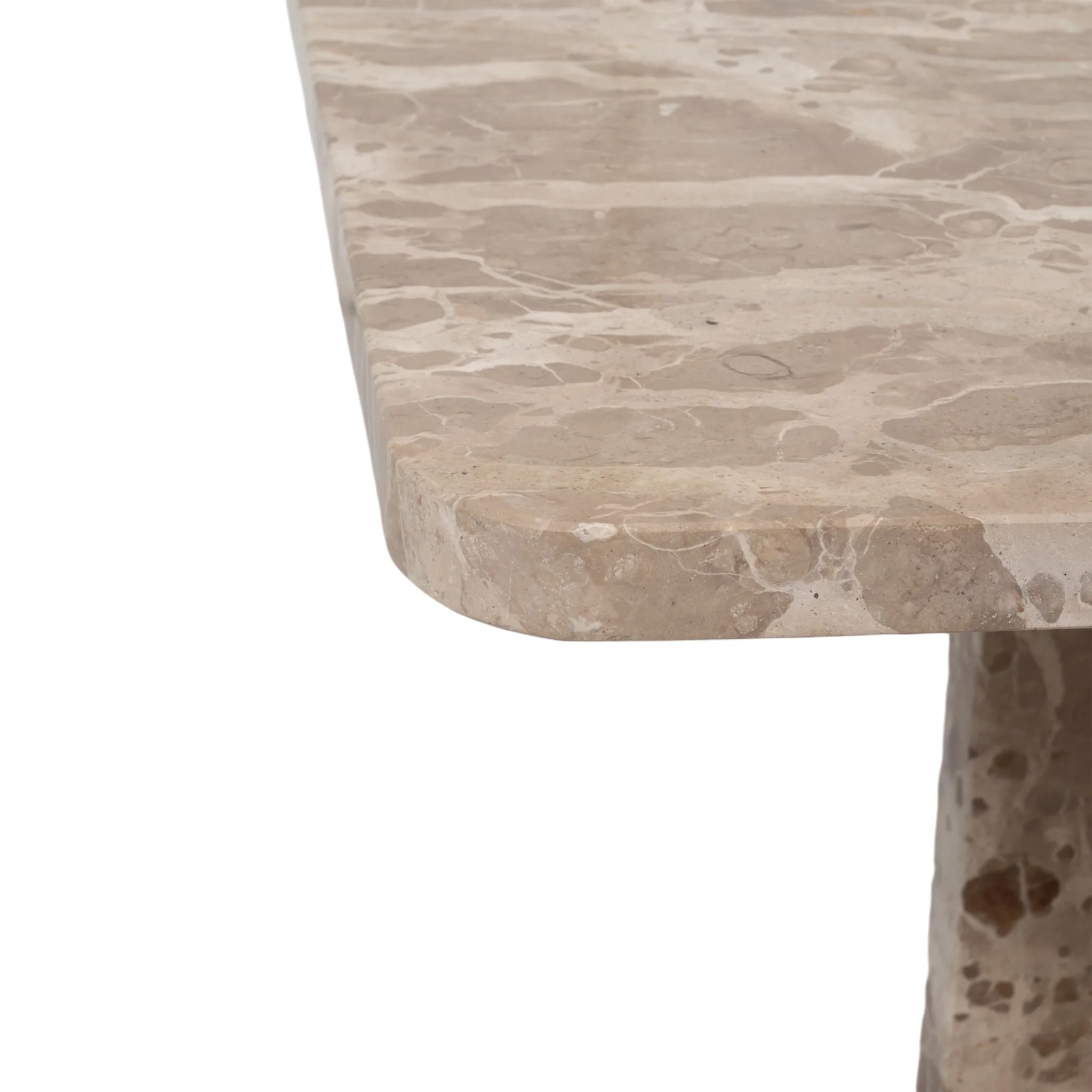 Marble, 48" Coffee Table, Brown Kd, 2boxes - Image 6