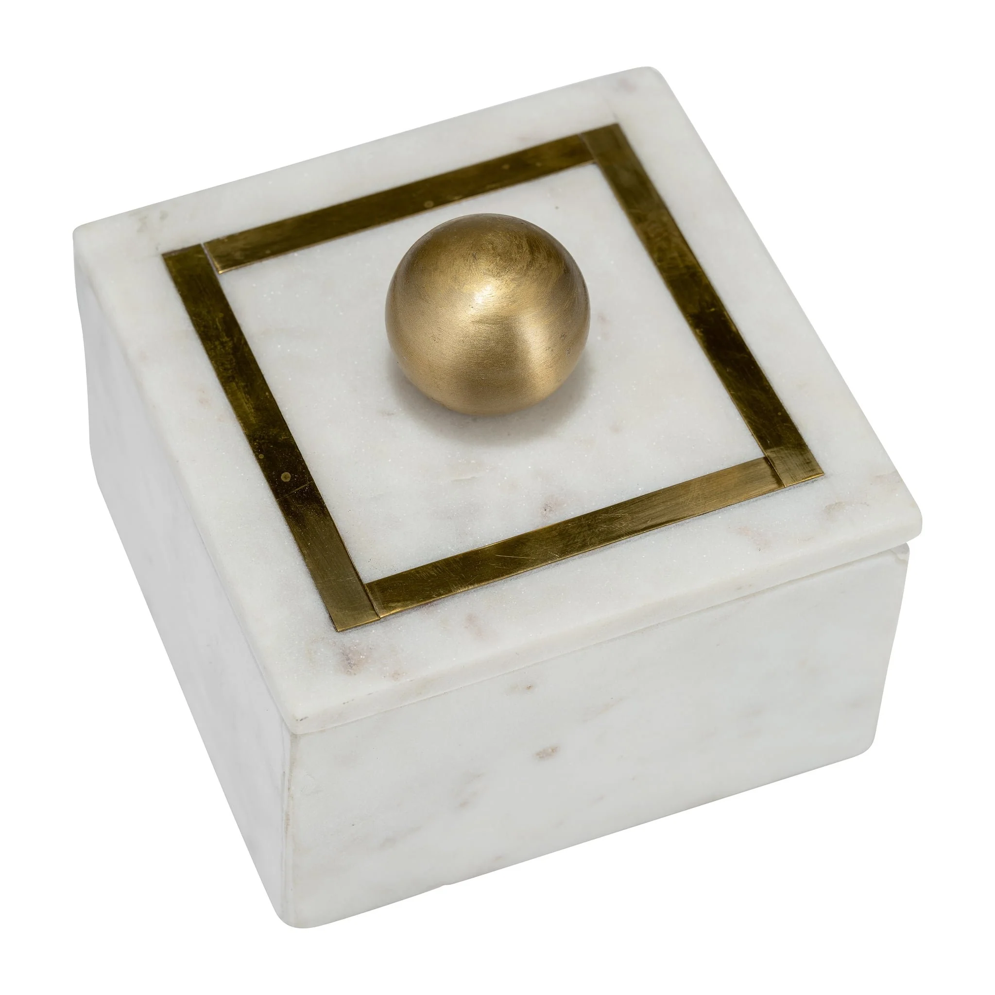 Marble, 5x5 Box - Knob, White - Image 4