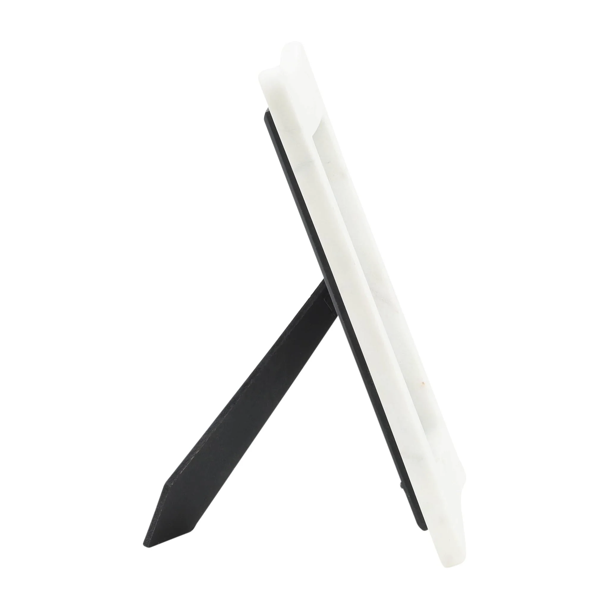 Marble, 5x7 Curved Photo Frame, White - Image 3