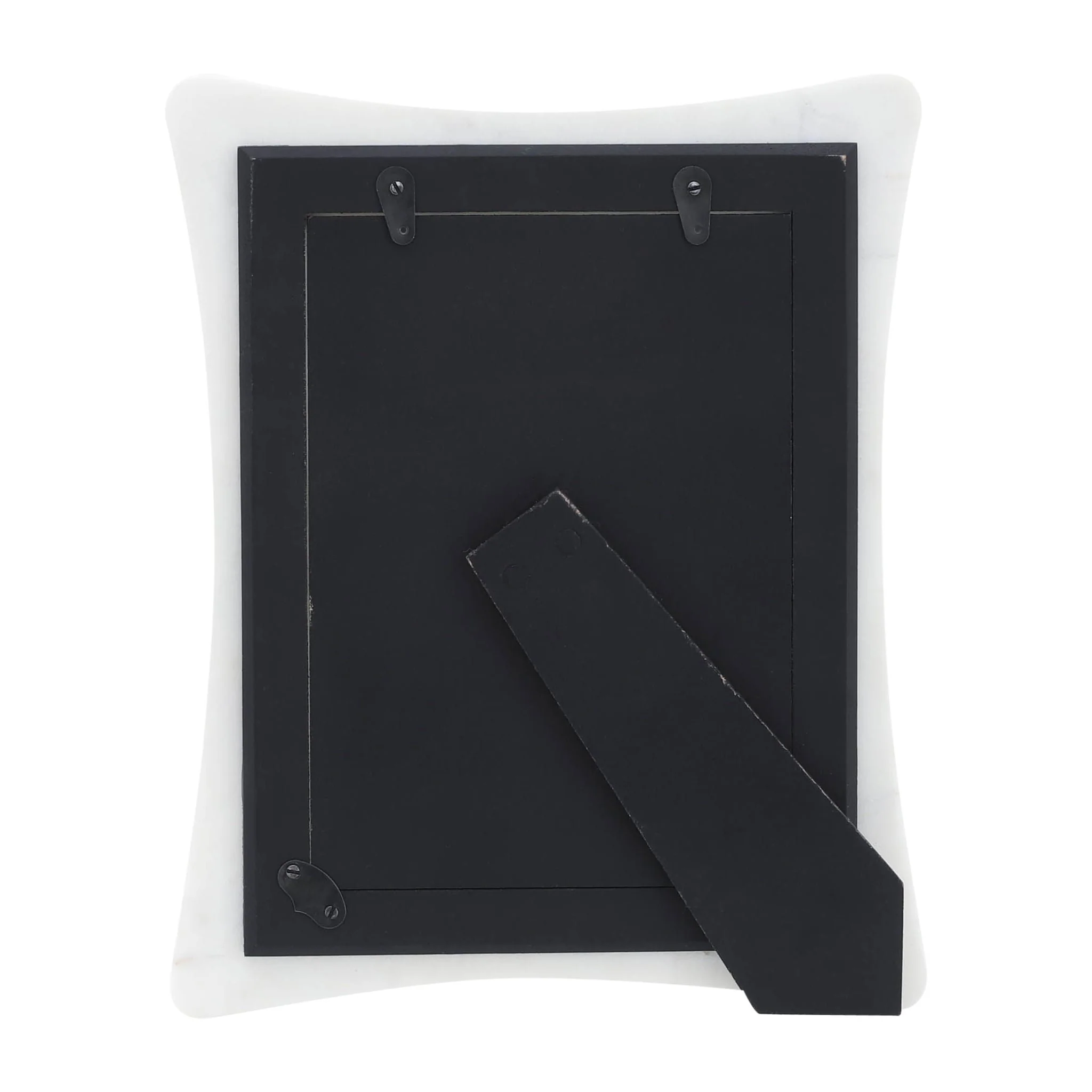 Marble, 5x7 Curved Photo Frame, White - Image 4