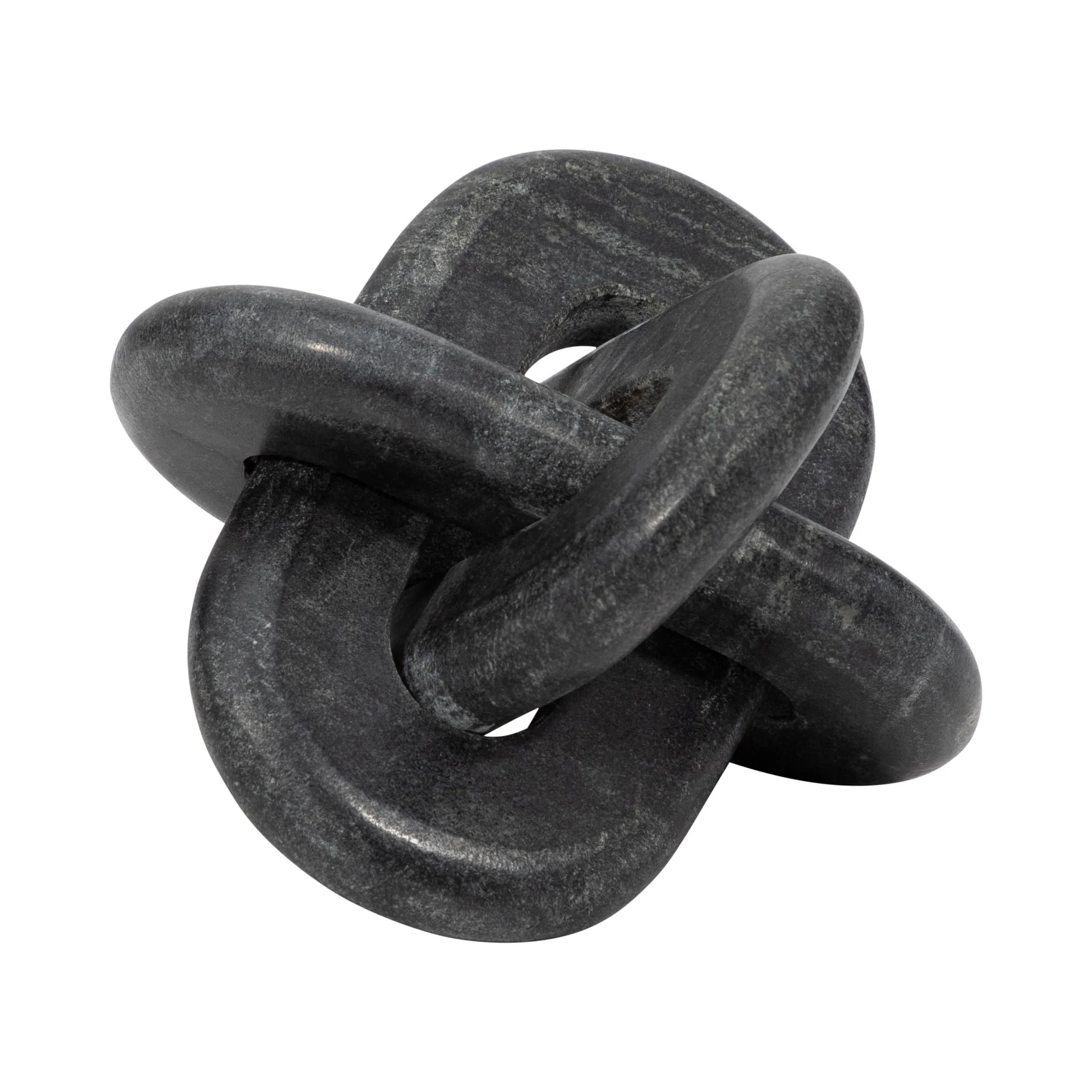 Marble, 6" Knot Decor, Grey - Image 3