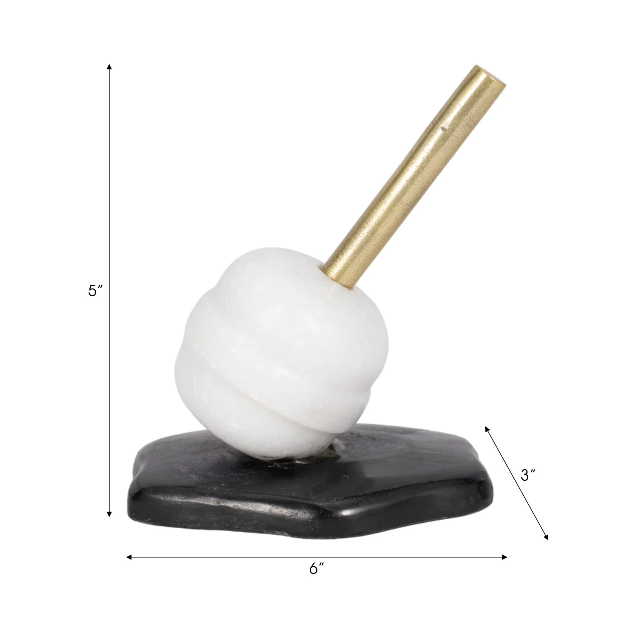 Marble, 6" Melted Lollipop, Multi - Image 8