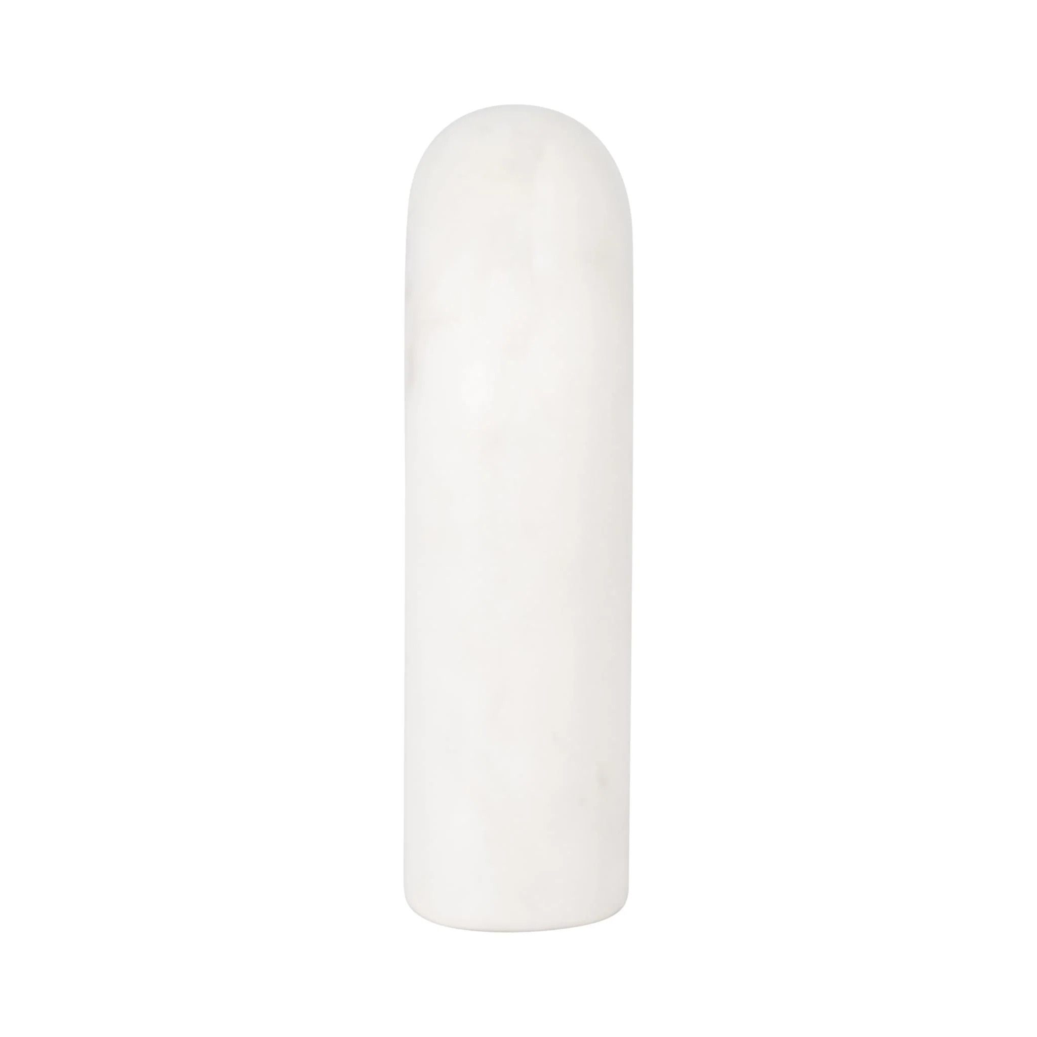 Marble, 6" Rounded Horseshoe Table Top Deco, White - Image 3