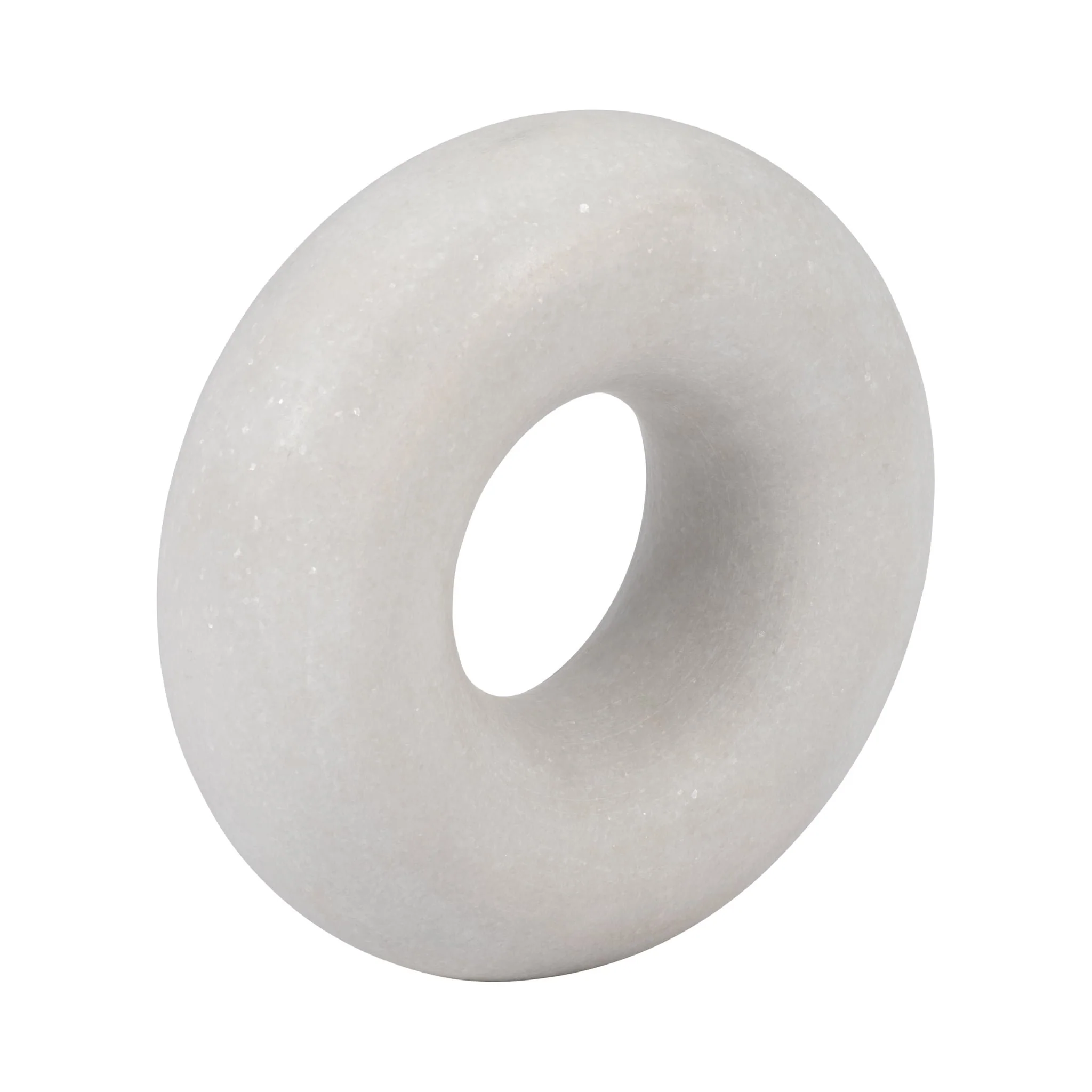 Marble, 6"  Sculpture, White - Image 2