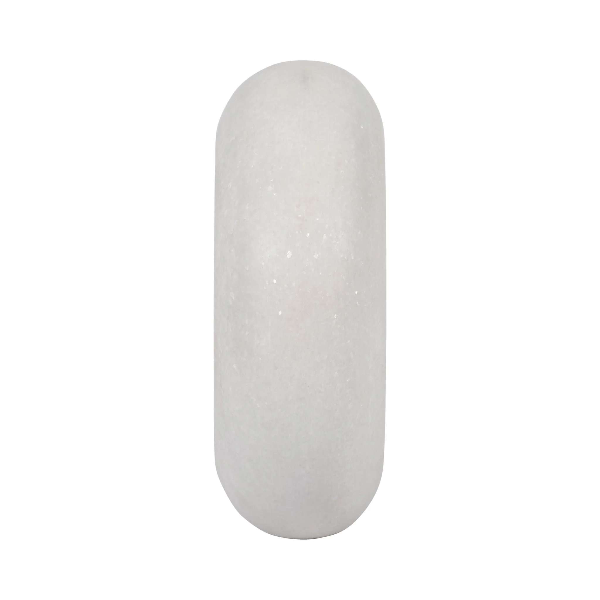Marble, 6"  Sculpture, White - Image 3