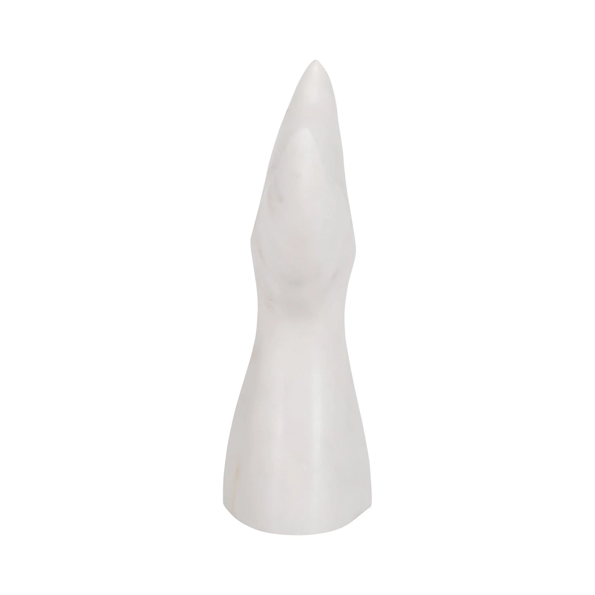 Marble, 7" Whale Tail, White - Image 3