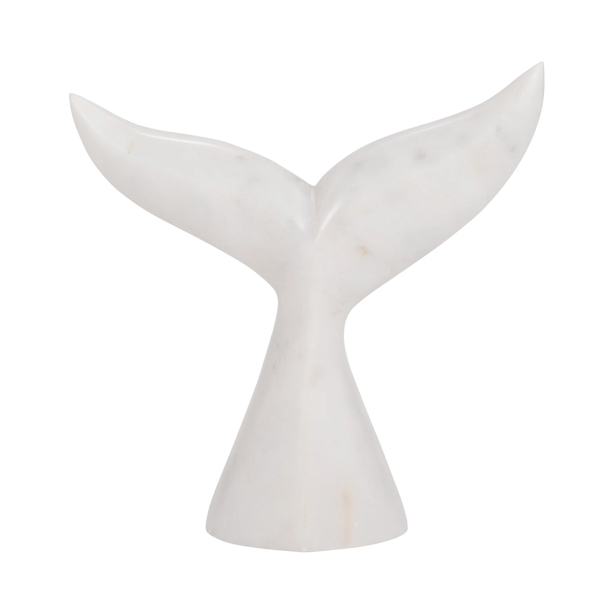 Marble, 7" Whale Tail, White - Image 4