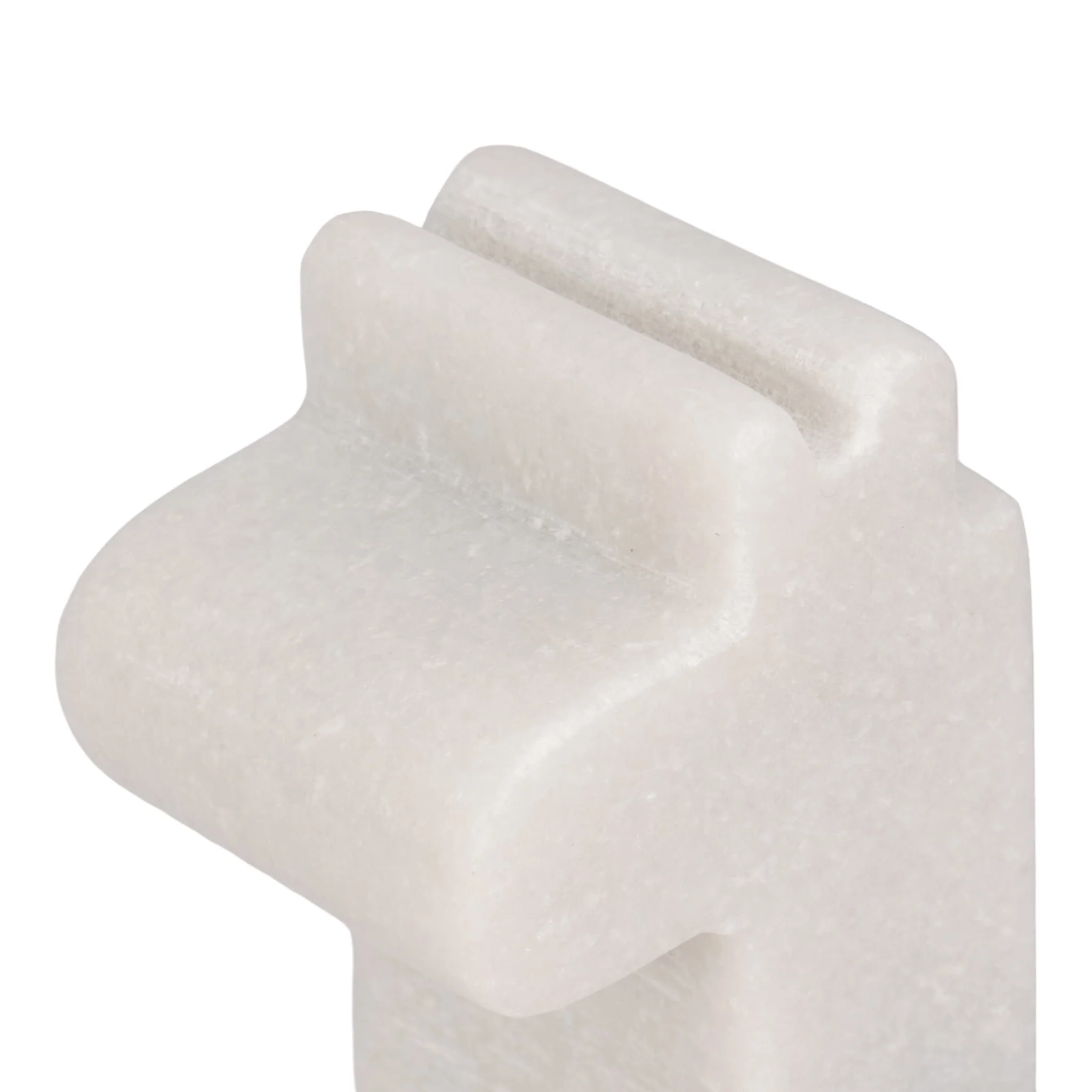 Marble, S/2 7" Giraffe Bookends, White - Image 4
