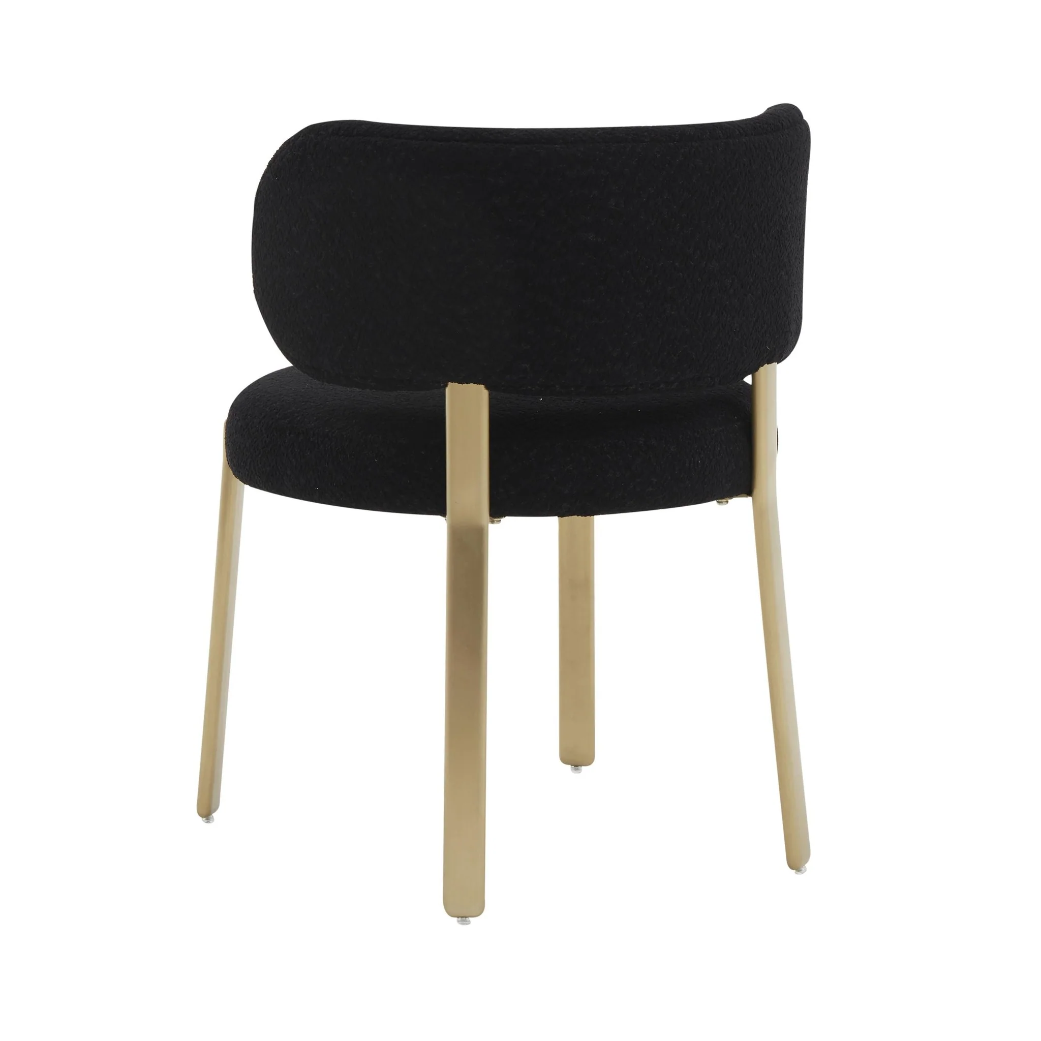Margaret Black Performance Boucle Dining Chair - Image 4