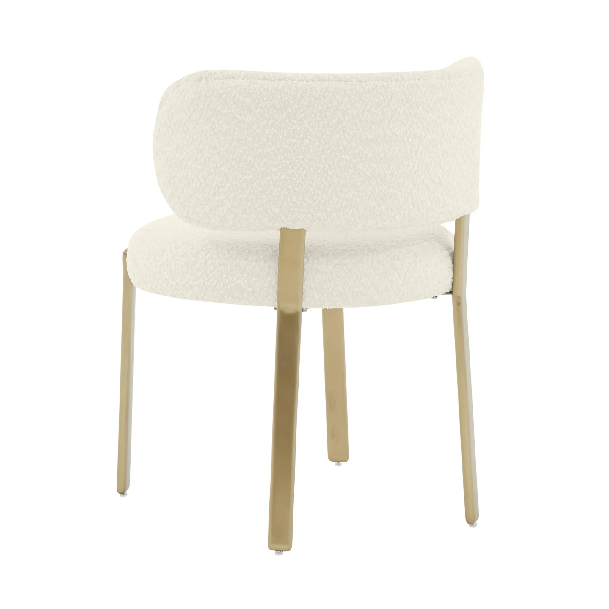 Margaret Cream Performance Boucle Dining Chair - Image 3