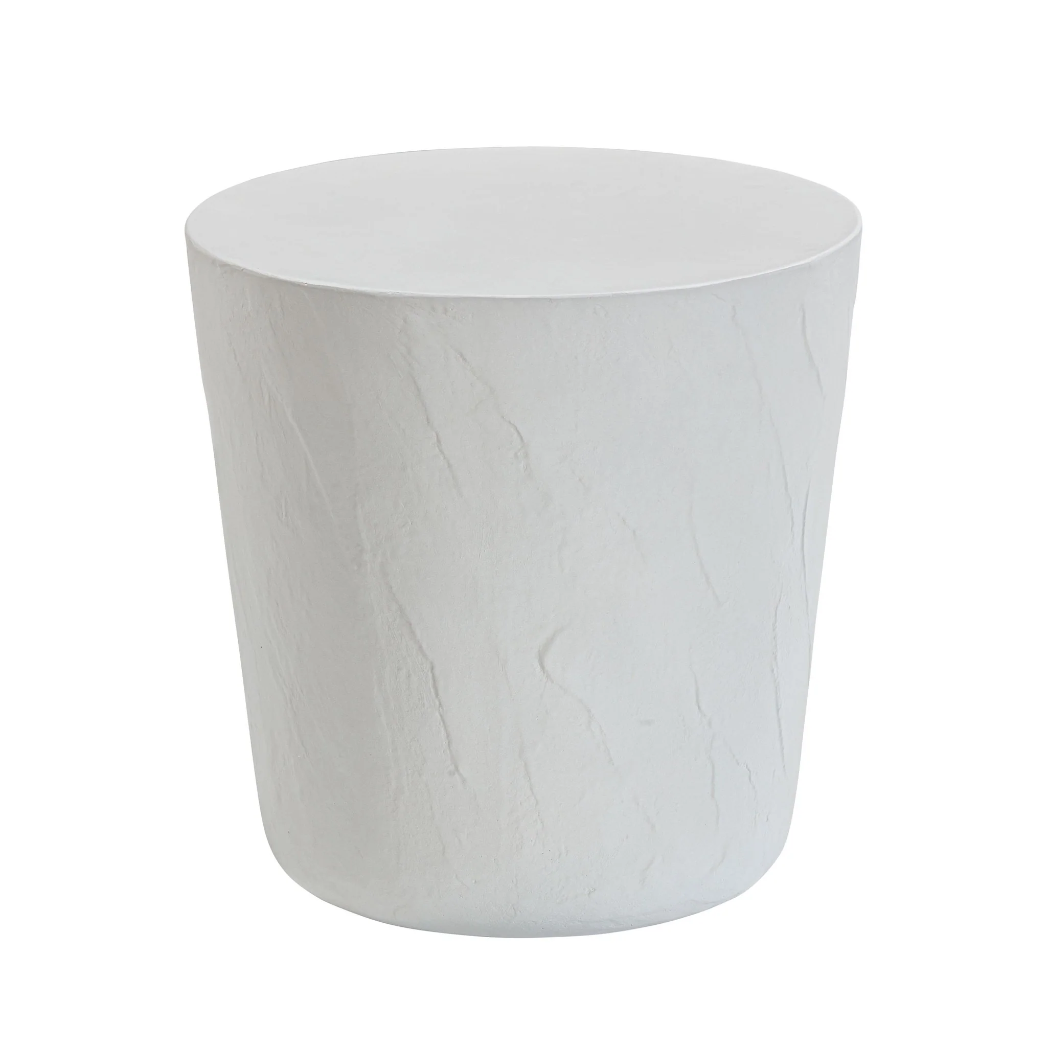 Margot Light Grey Faux Plaster Indoor / Outdoor Concrete Stool - Image 3