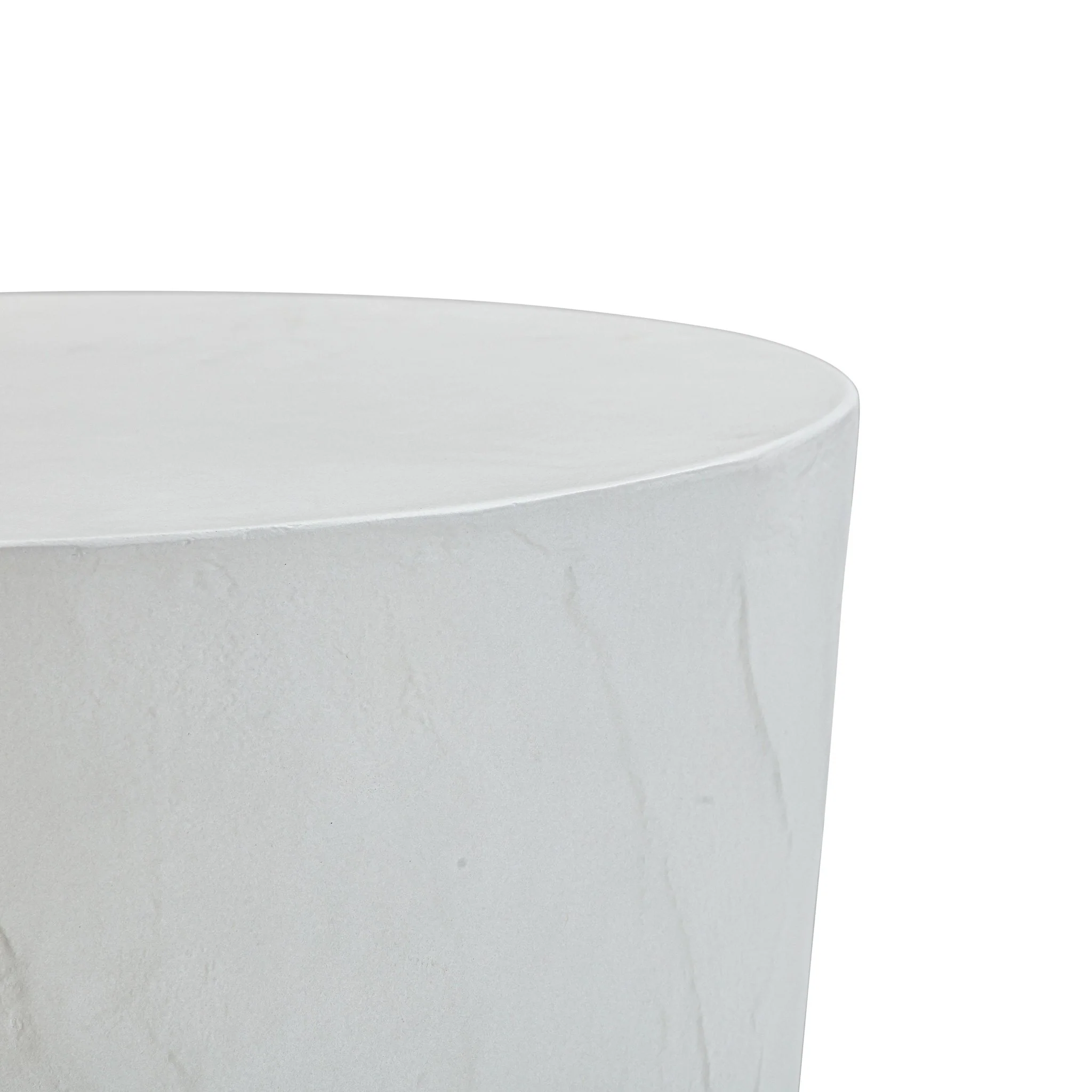 Margot Light Grey Faux Plaster Indoor / Outdoor Concrete Stool - Image 5