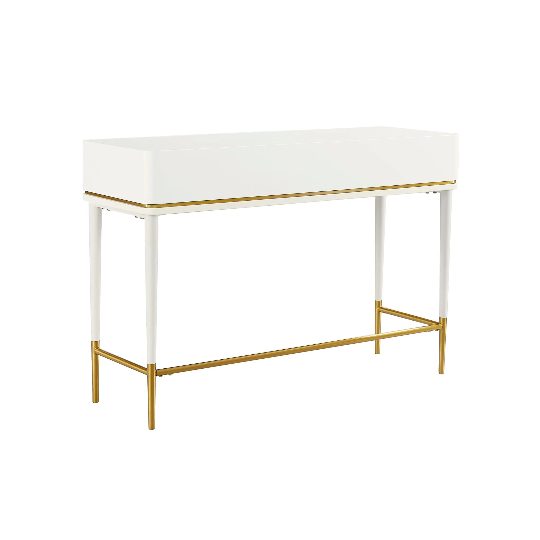 Mariah Two Drawer Off-White Desk - Image 4