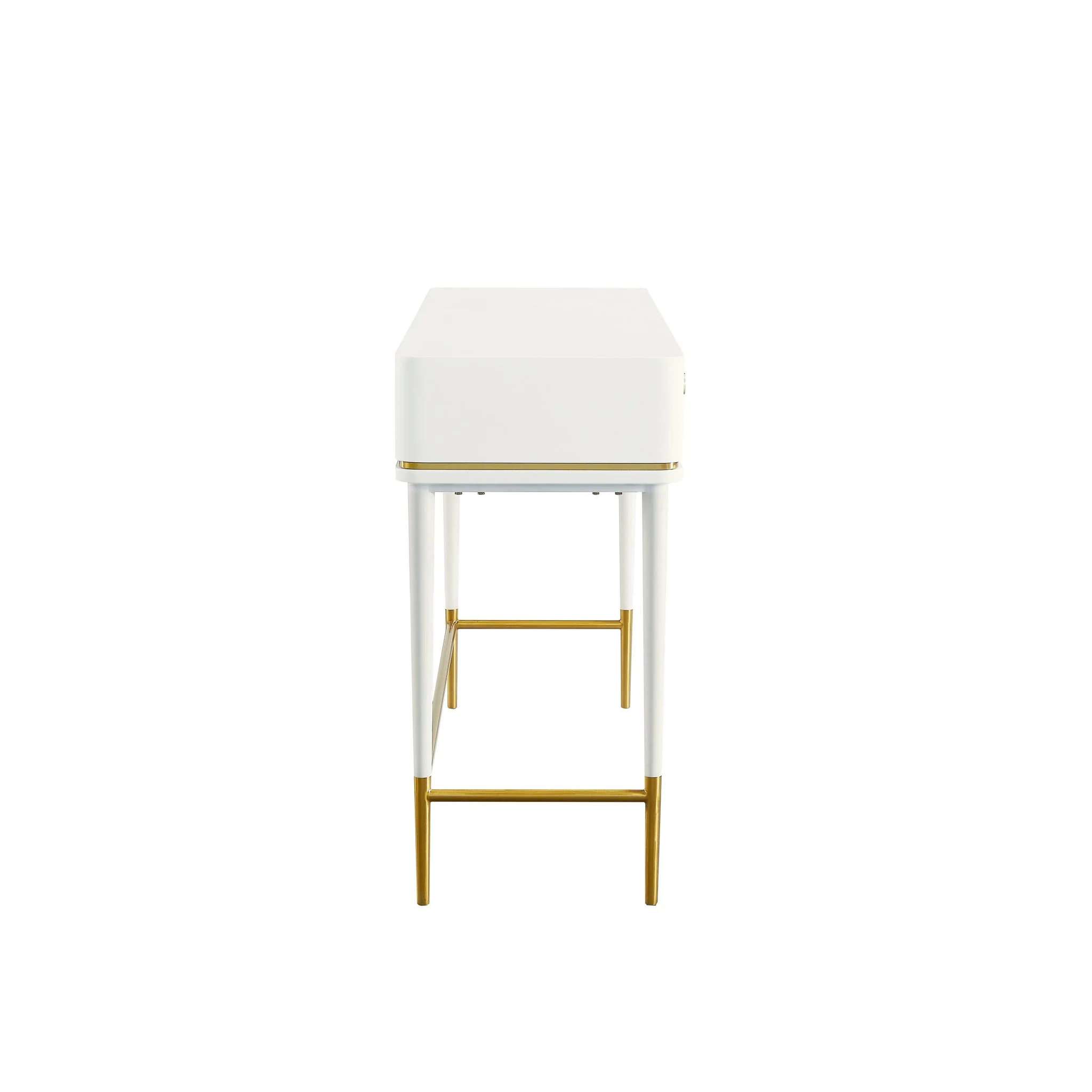 Mariah Two Drawer Off-White Desk - Image 5