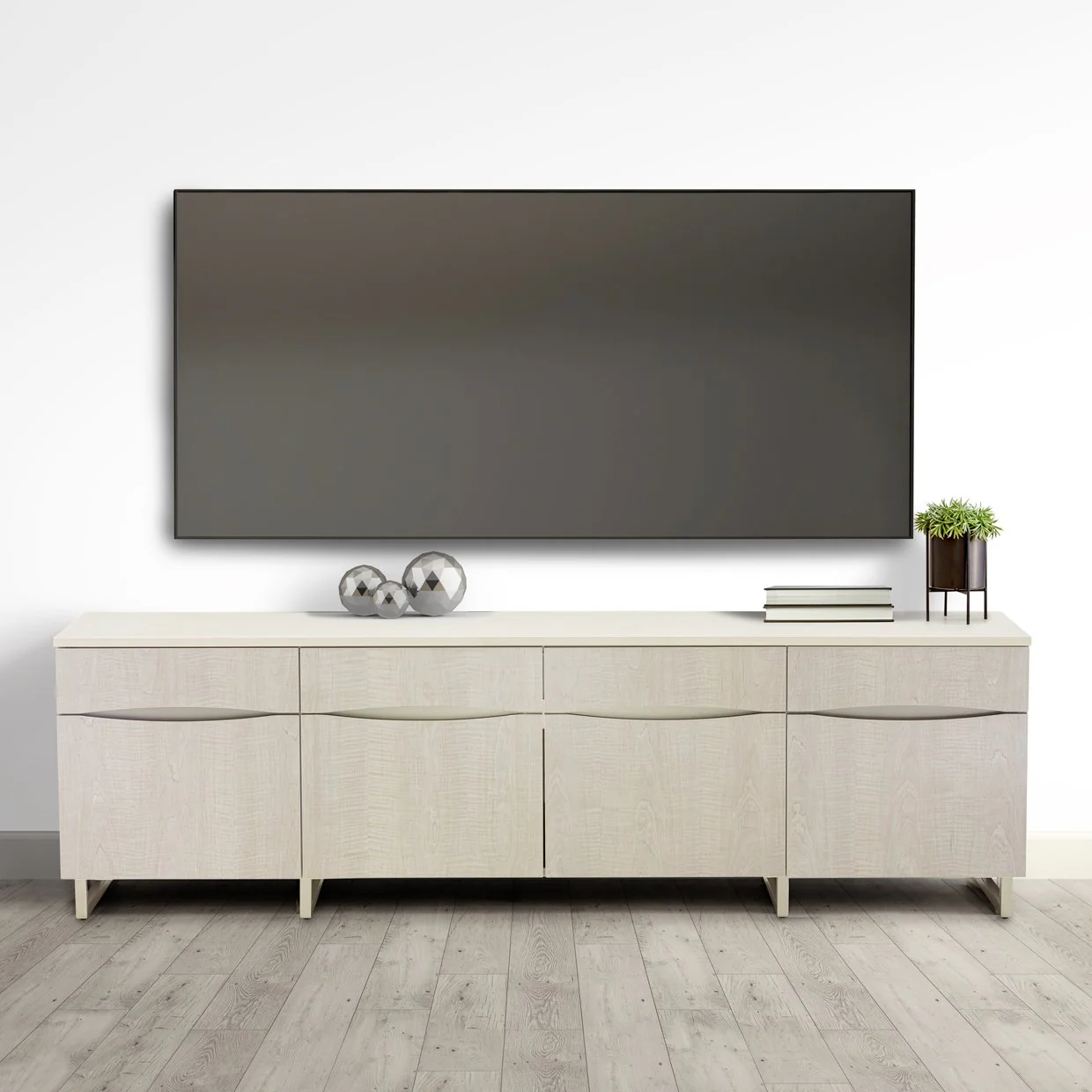Marin Media Cabinet - Greige - Image 13