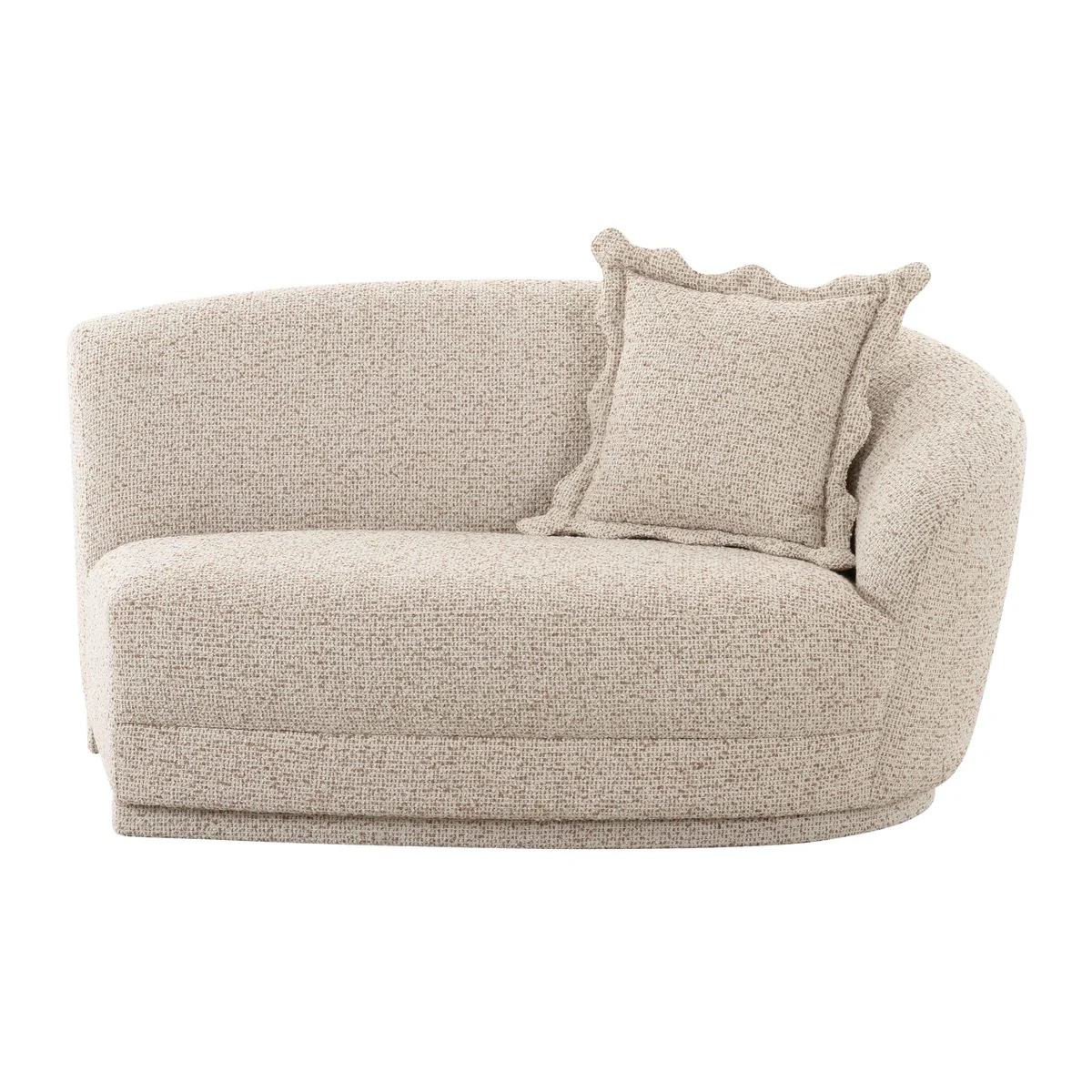 Marion Two-Tone Textured Boucle Loveseat - RAF - Image 3