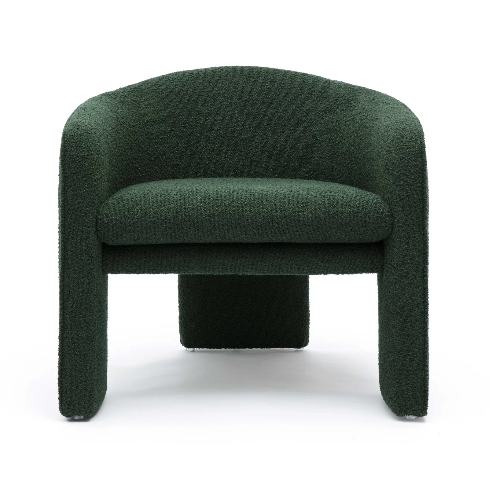 Marla Forest Green Boucle Accent Chair - Image 3