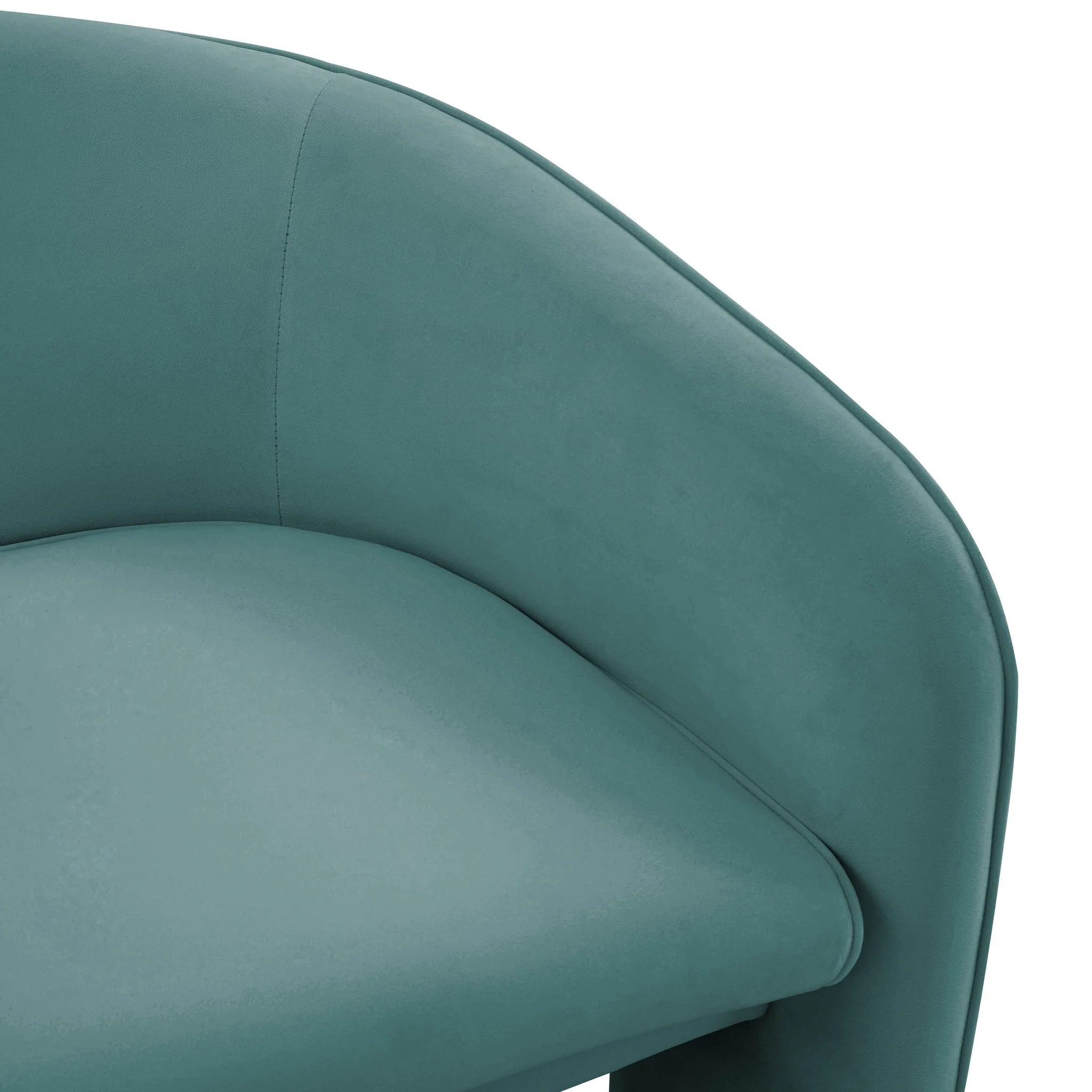 Marla Sea Blue Velvet Accent Chair - Image 5
