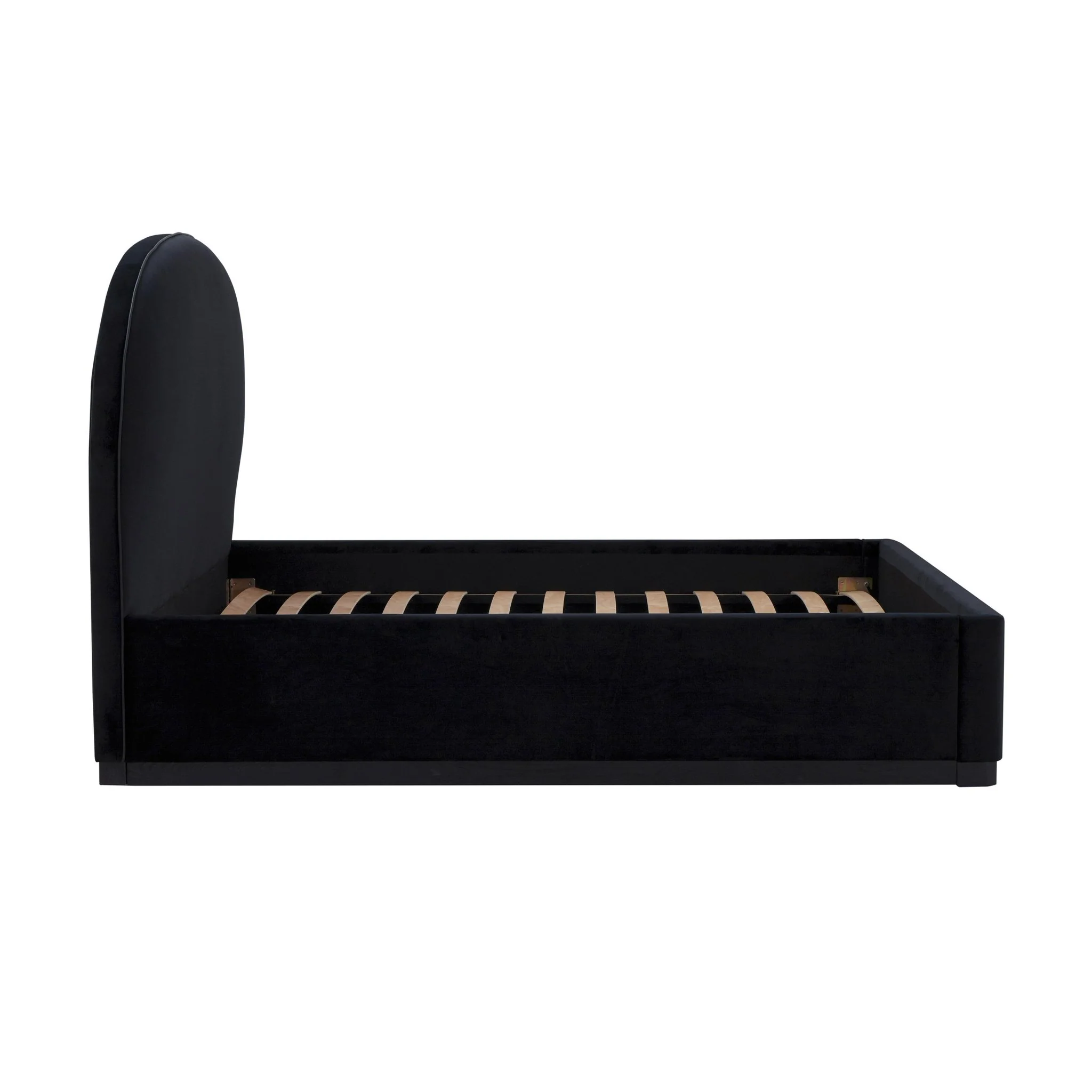 Marlow Black Velvet King Bed - Image 5