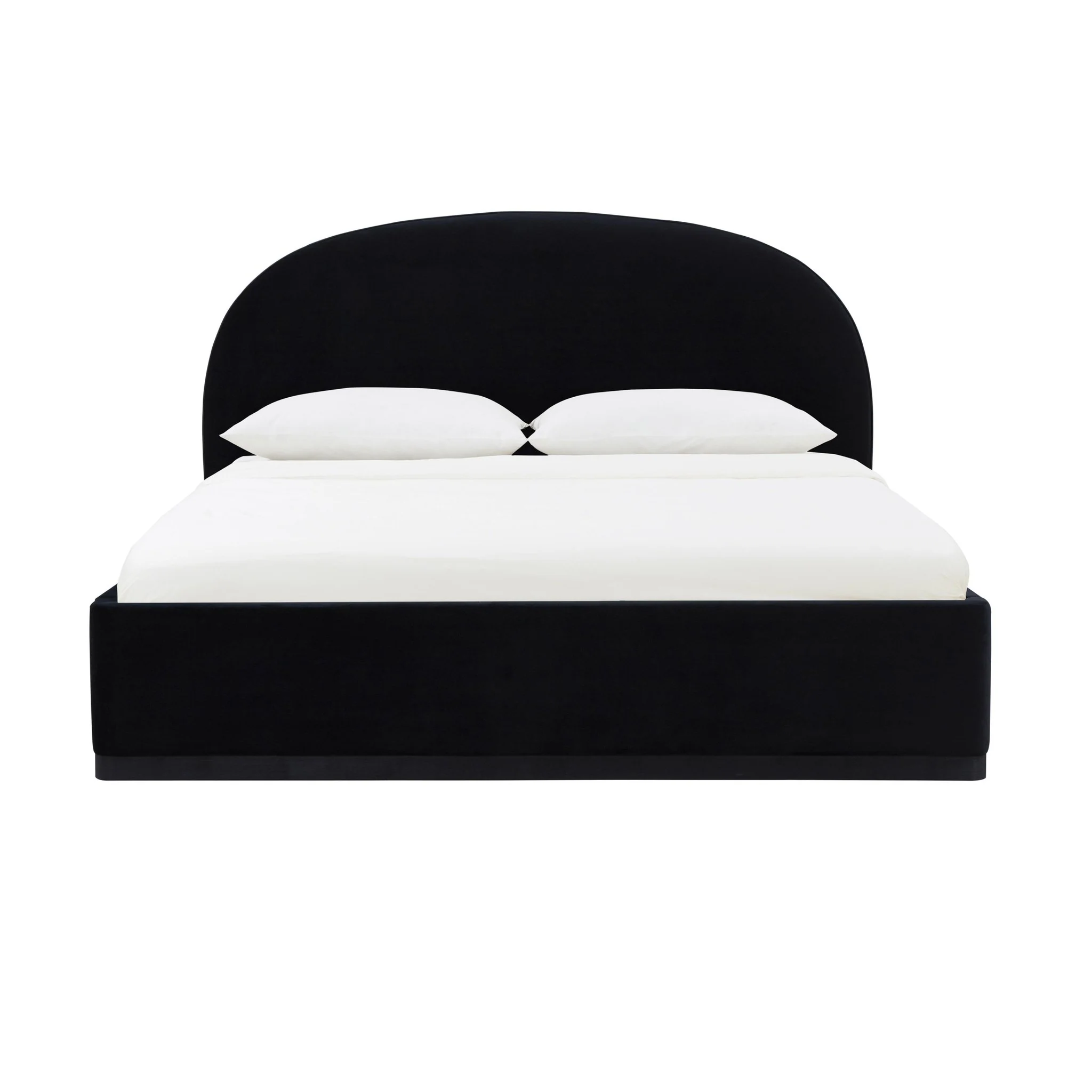 Marlow Black Velvet King Bed - Image 8