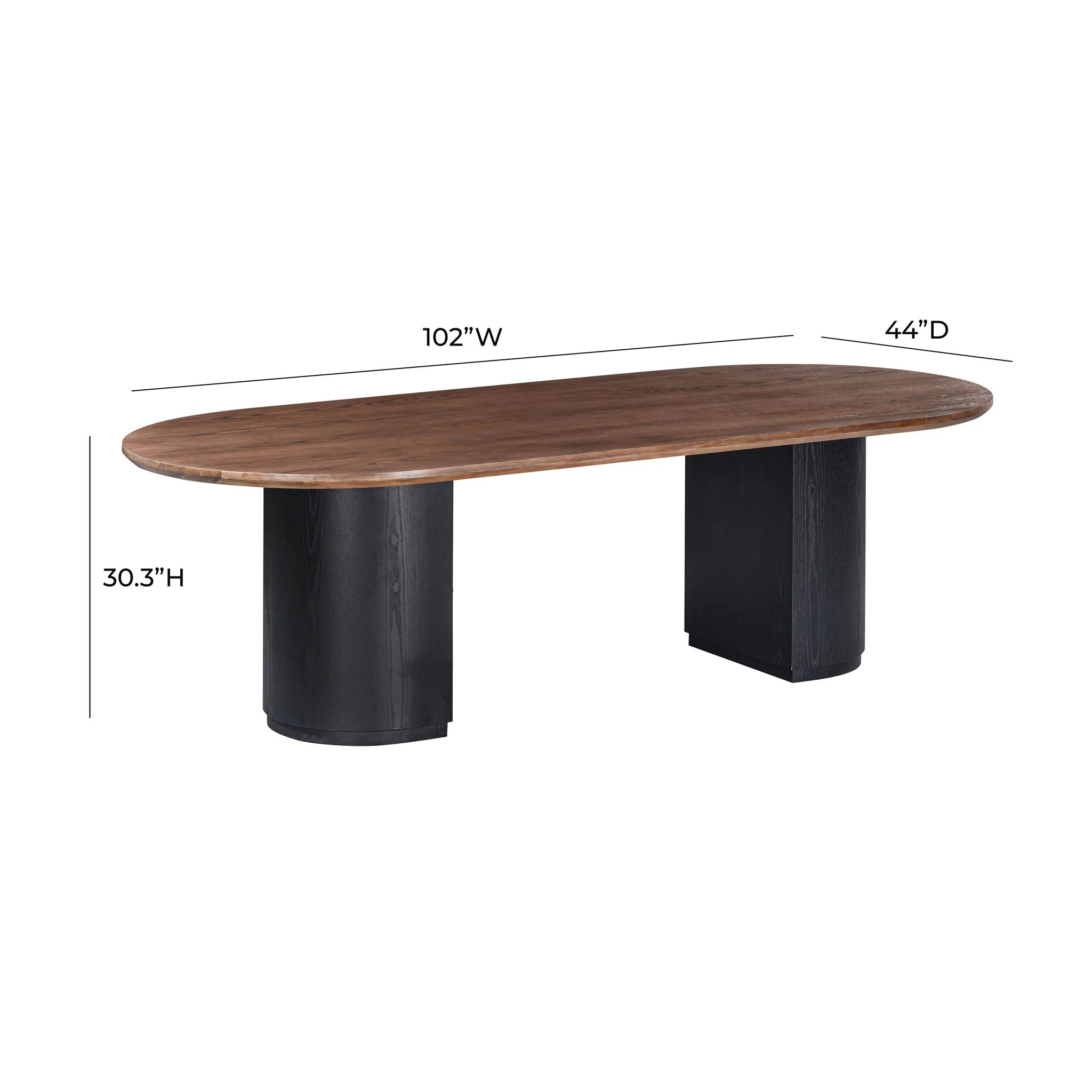 Marlow Black Wood Dining Table - Image 8